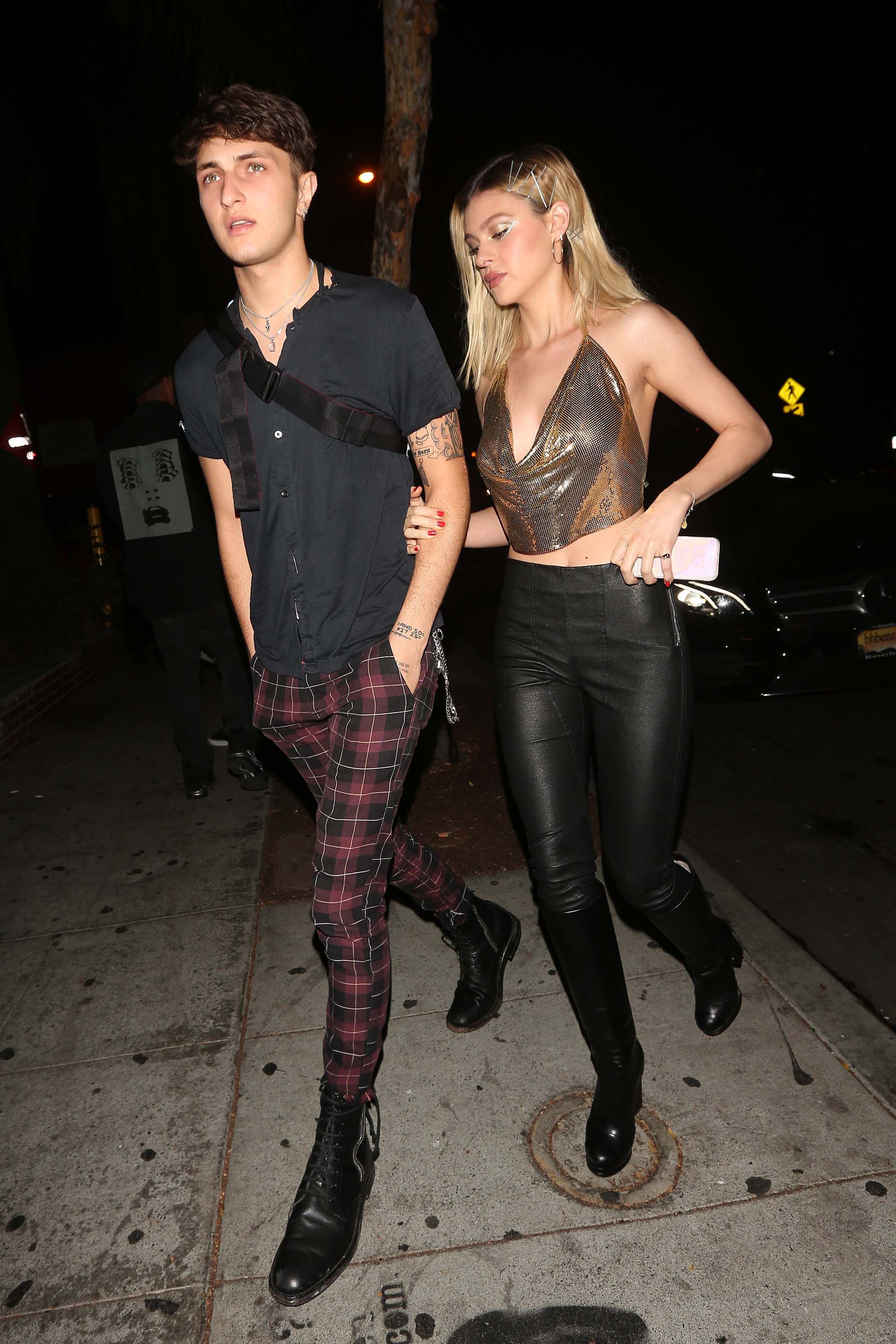 Nicola Peltz attends a Halloween party