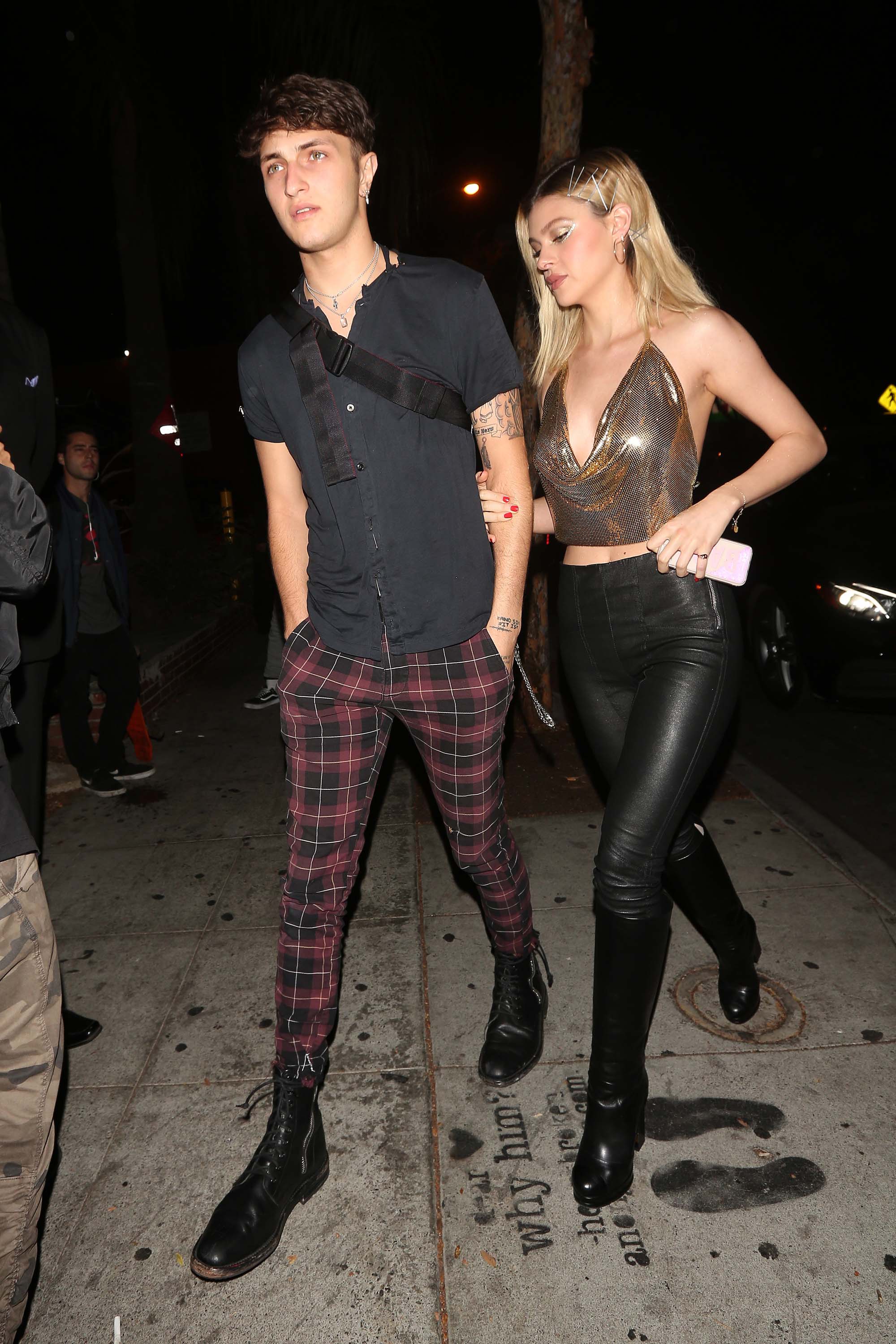 Nicola Peltz attends a Halloween party