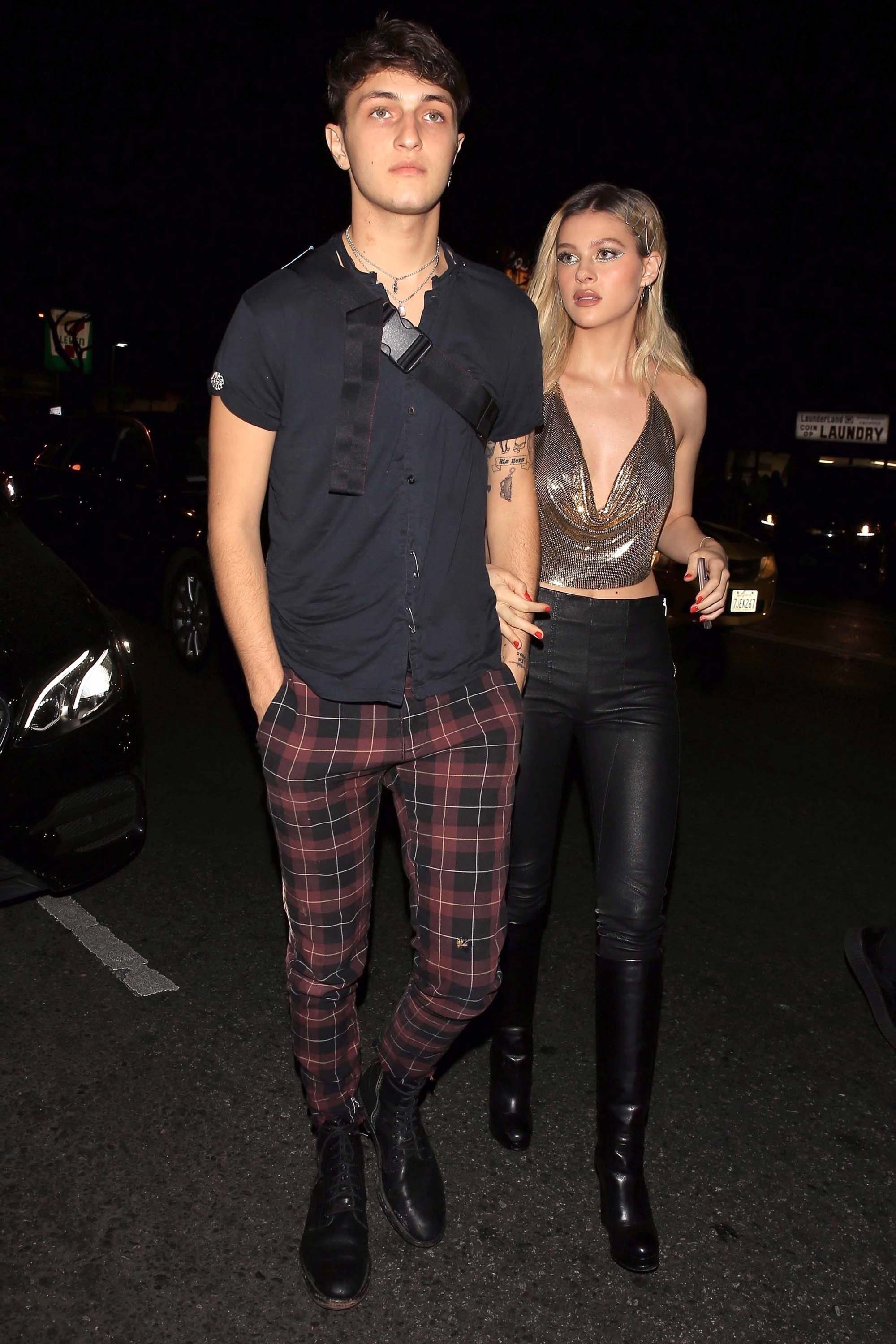 Nicola Peltz attends a Halloween party