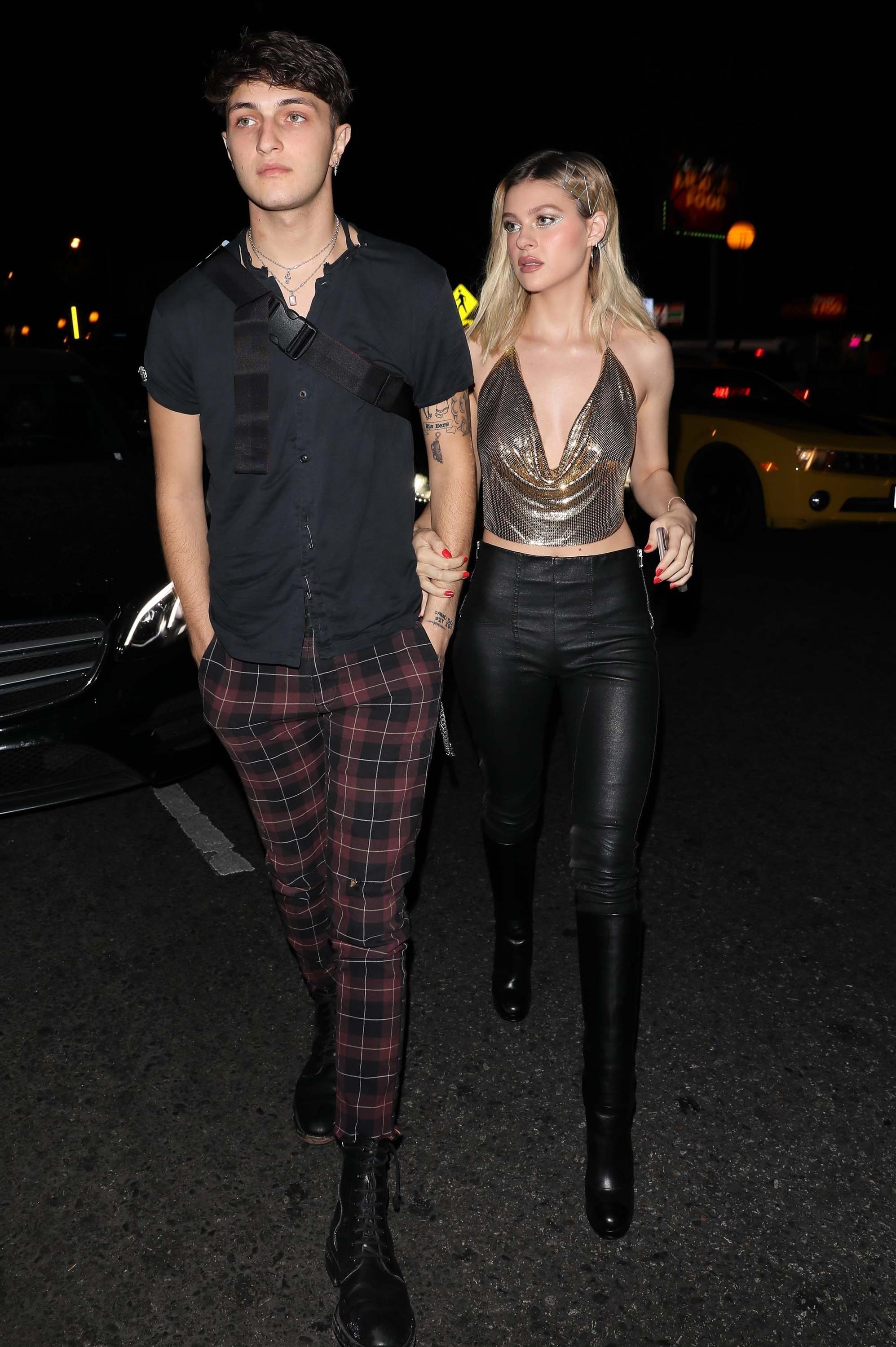 Nicola Peltz attends a Halloween party