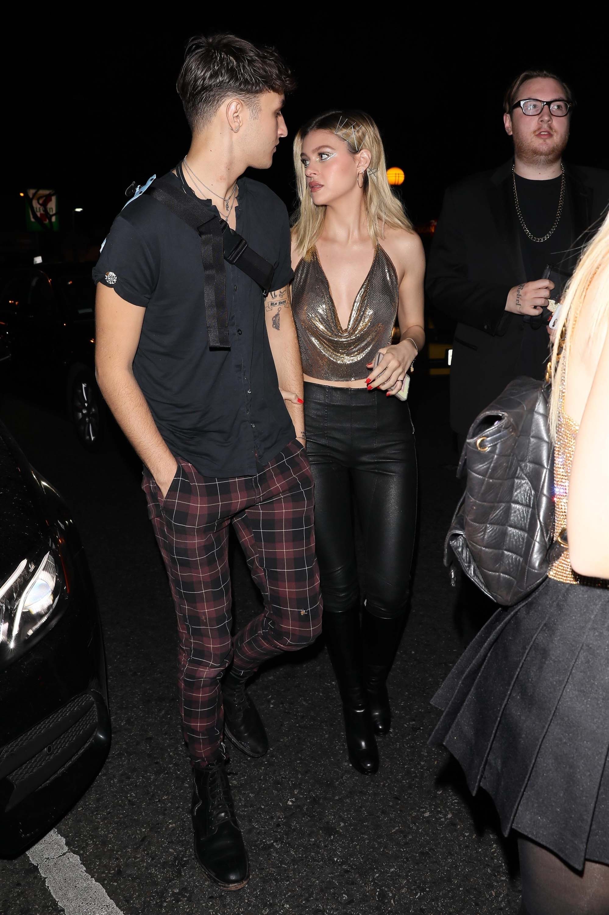 Nicola Peltz attends a Halloween party