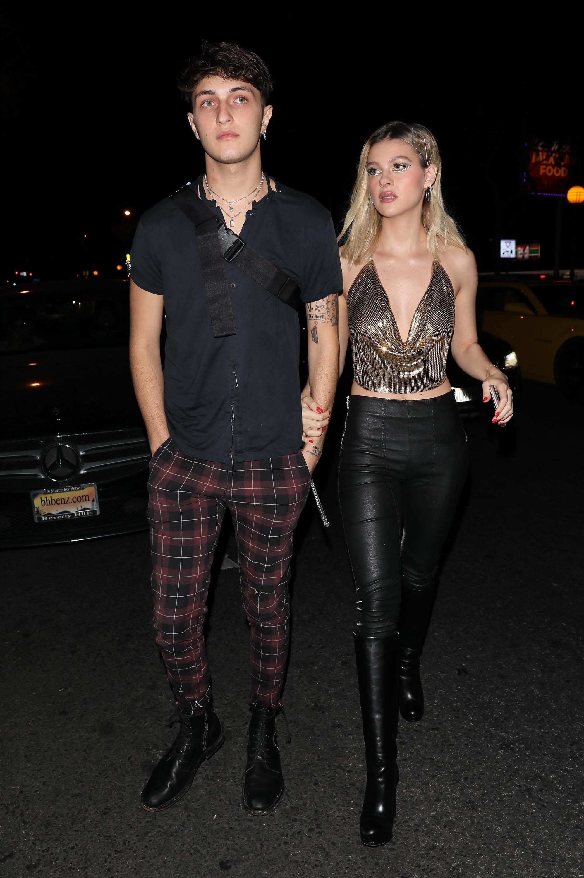 Nicola Peltz attends a Halloween party