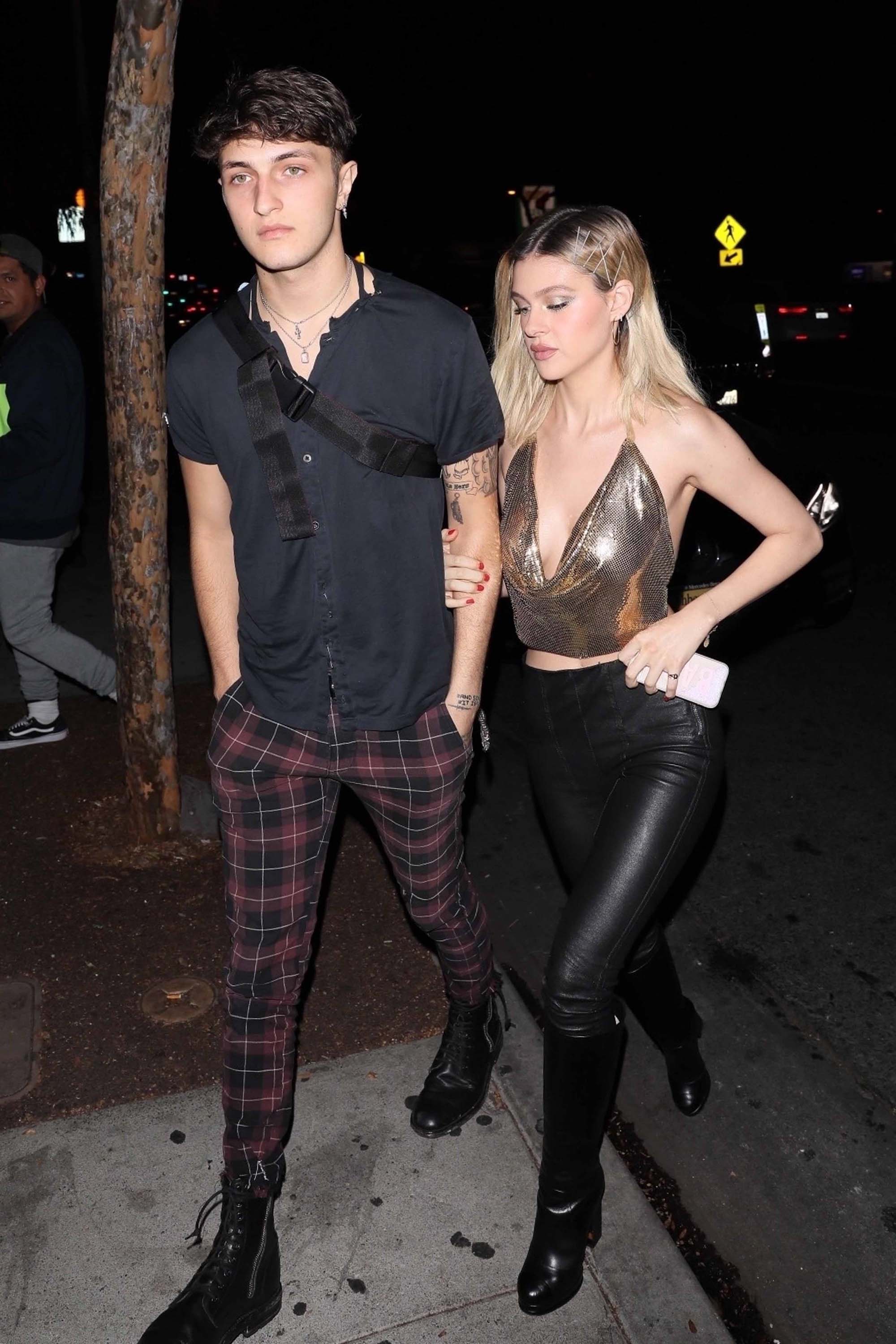 Nicola Peltz attends a Halloween party