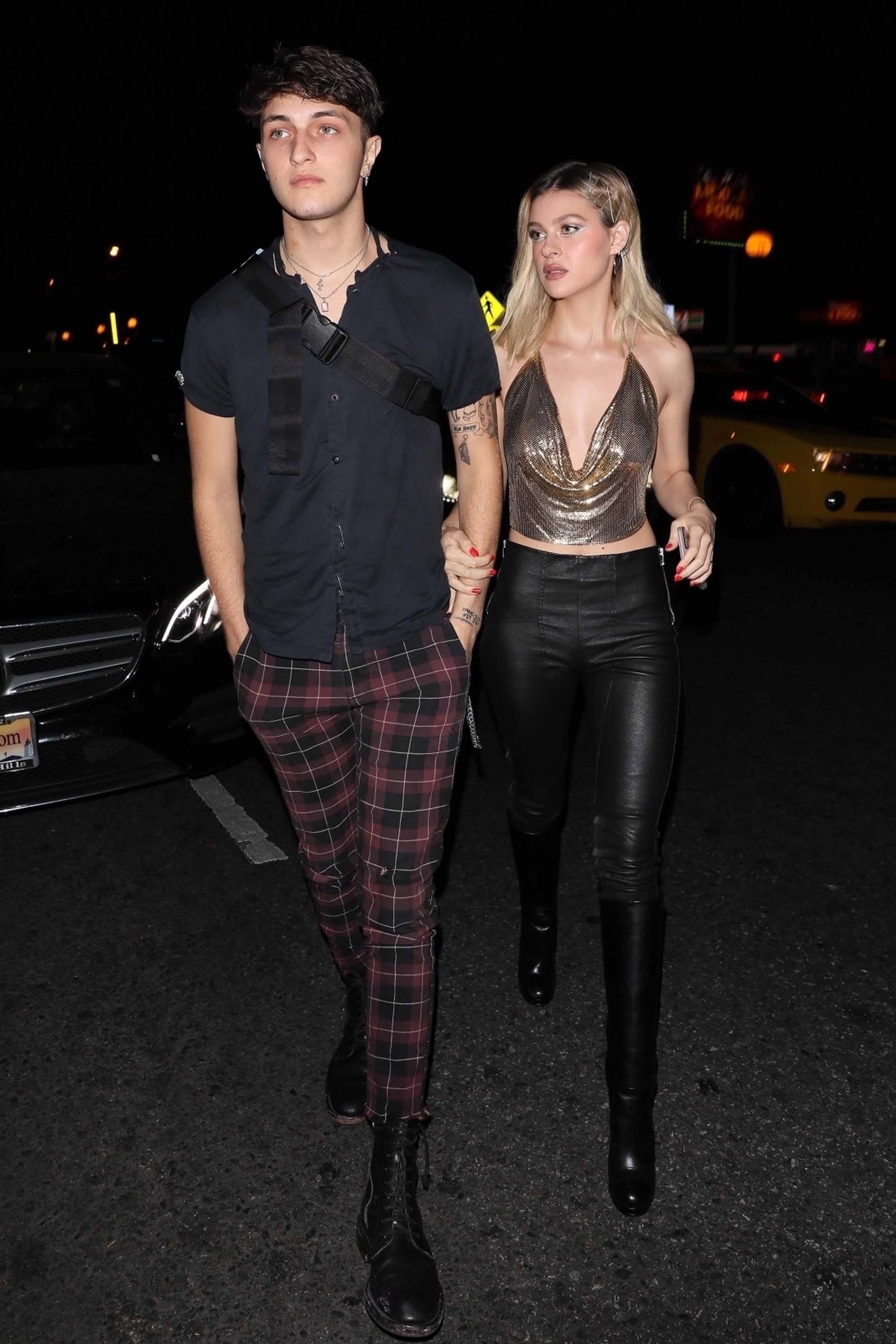 Nicola Peltz attends a Halloween party