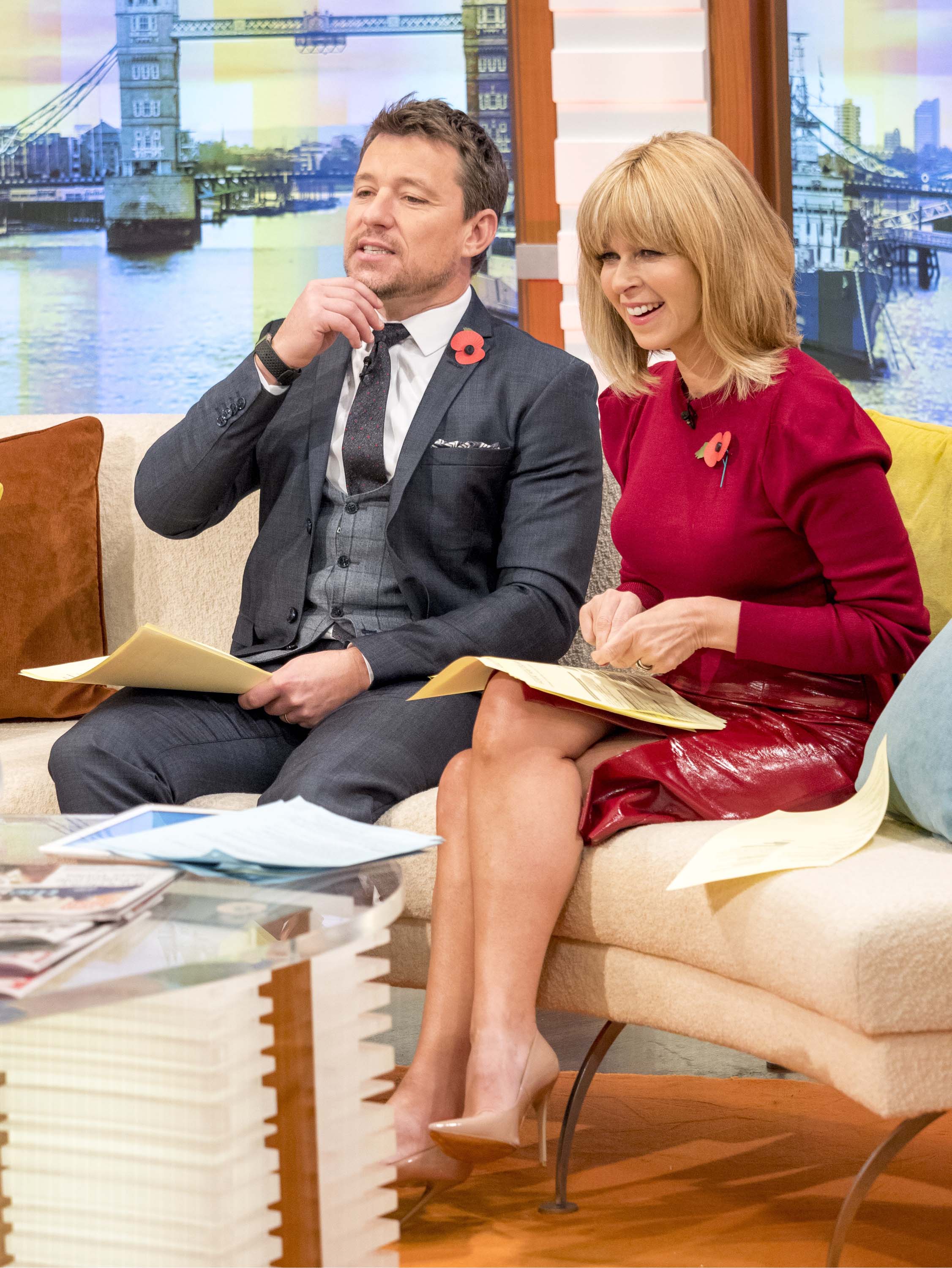 Kate Garraway seen at Good Morning Britain TV Show
