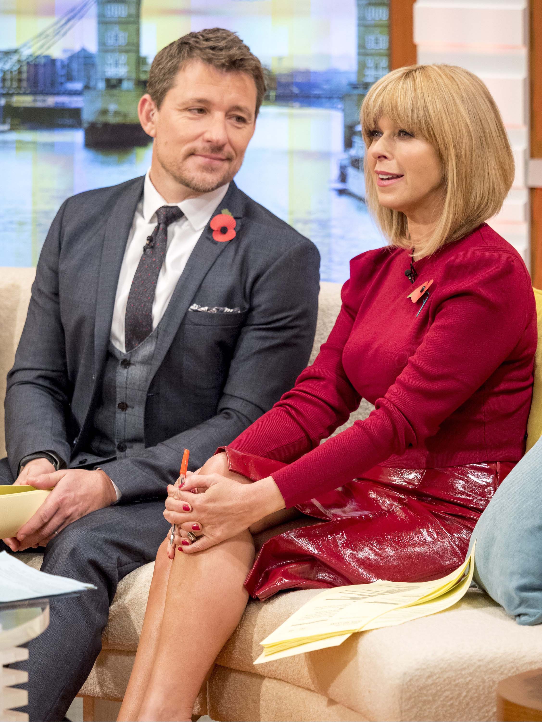 Kate Garraway seen at Good Morning Britain TV Show