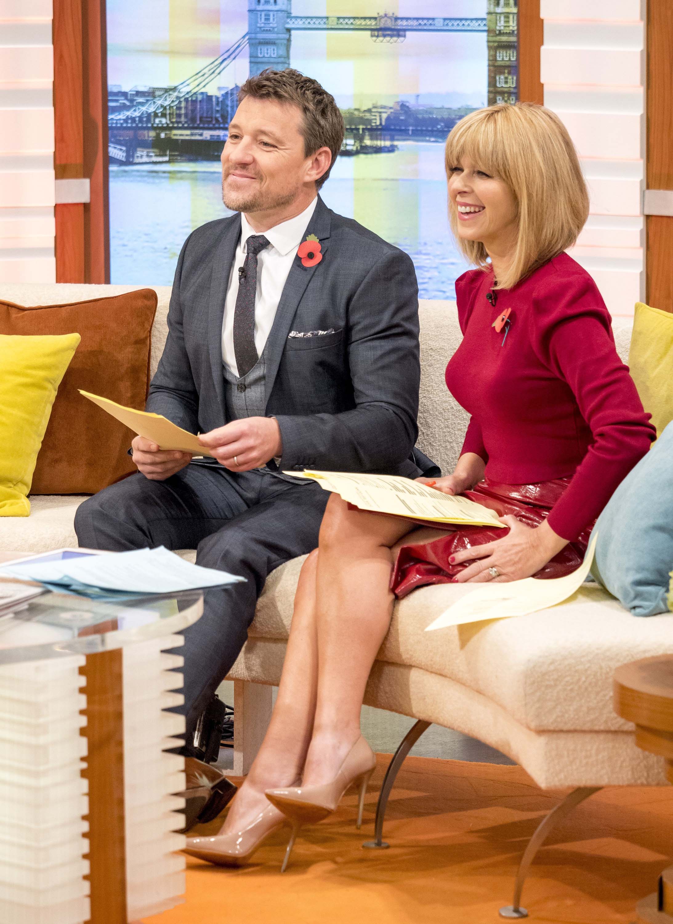 Kate Garraway seen at Good Morning Britain TV Show