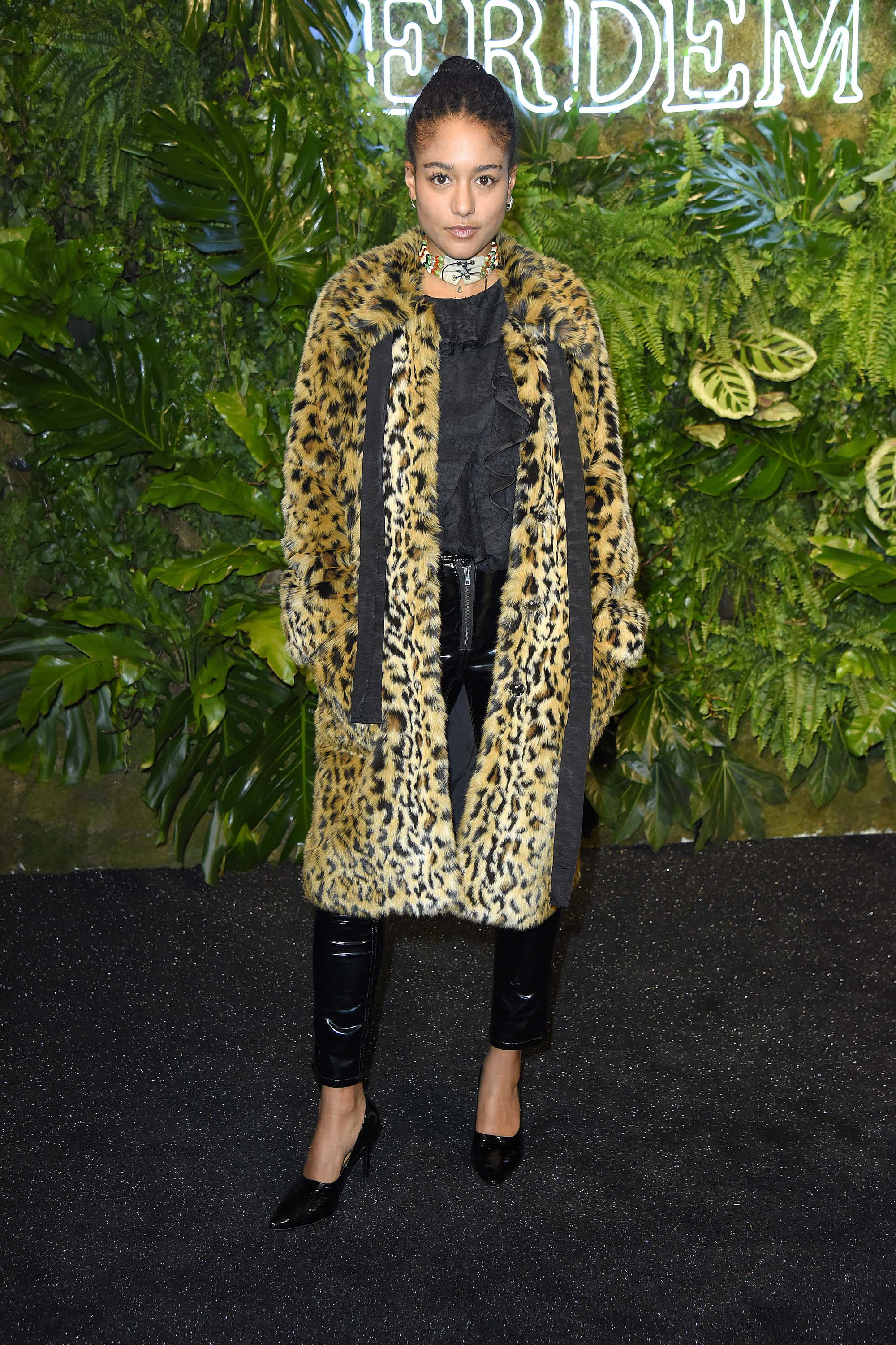 Larissa Sirah Herden attends Designer-Kollaboration ERDEM x H&M