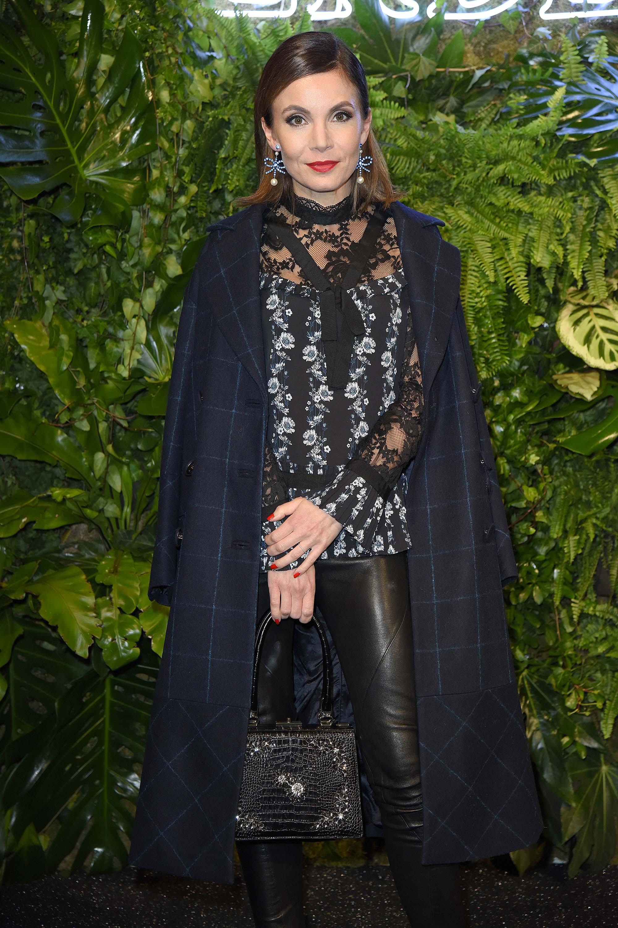 Nadine Warmuth attends Designer-Kollaboration ERDEM x H&M