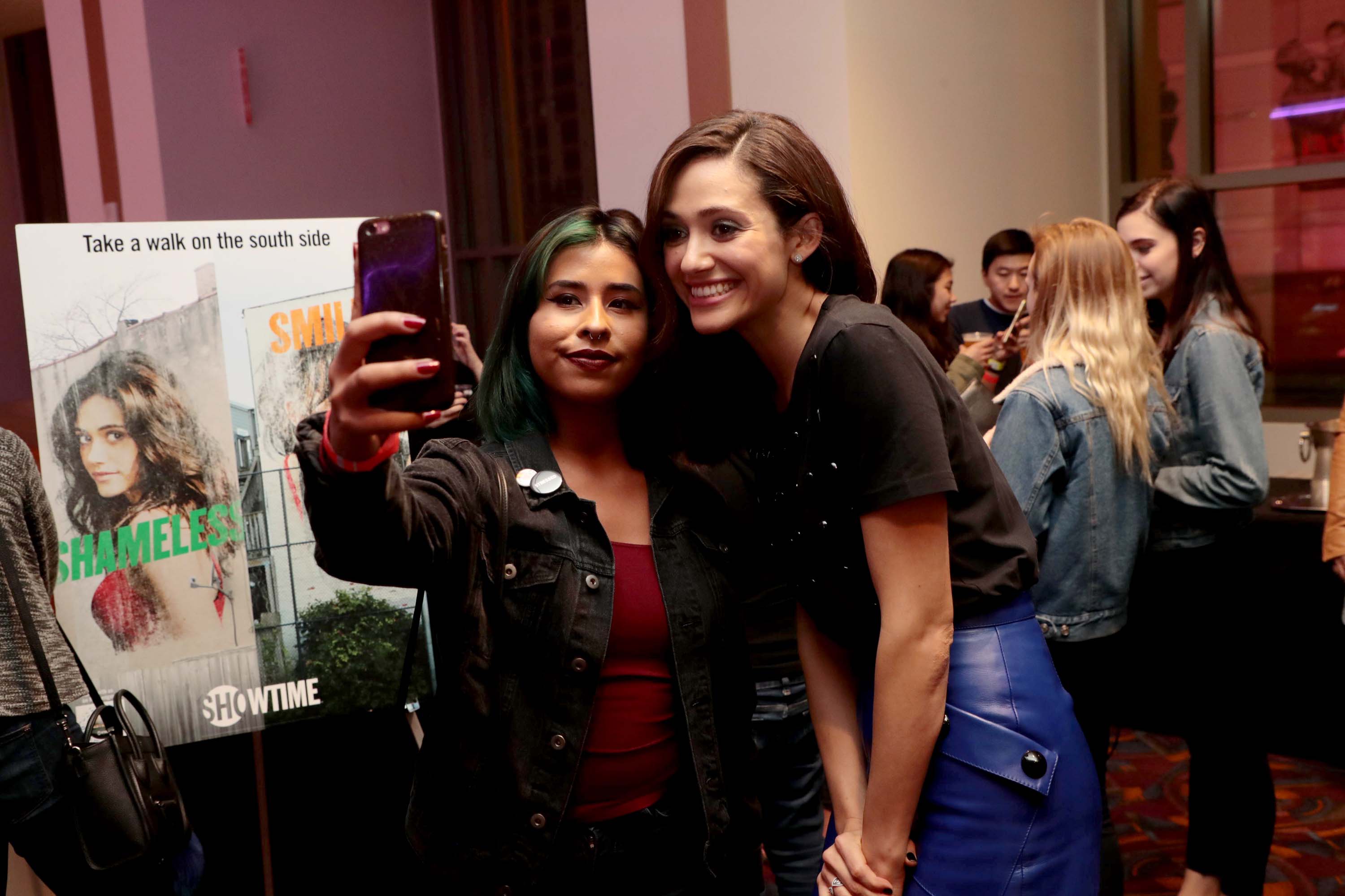 Emmy Rossum attends SHOWTIME’s Shameless Fest