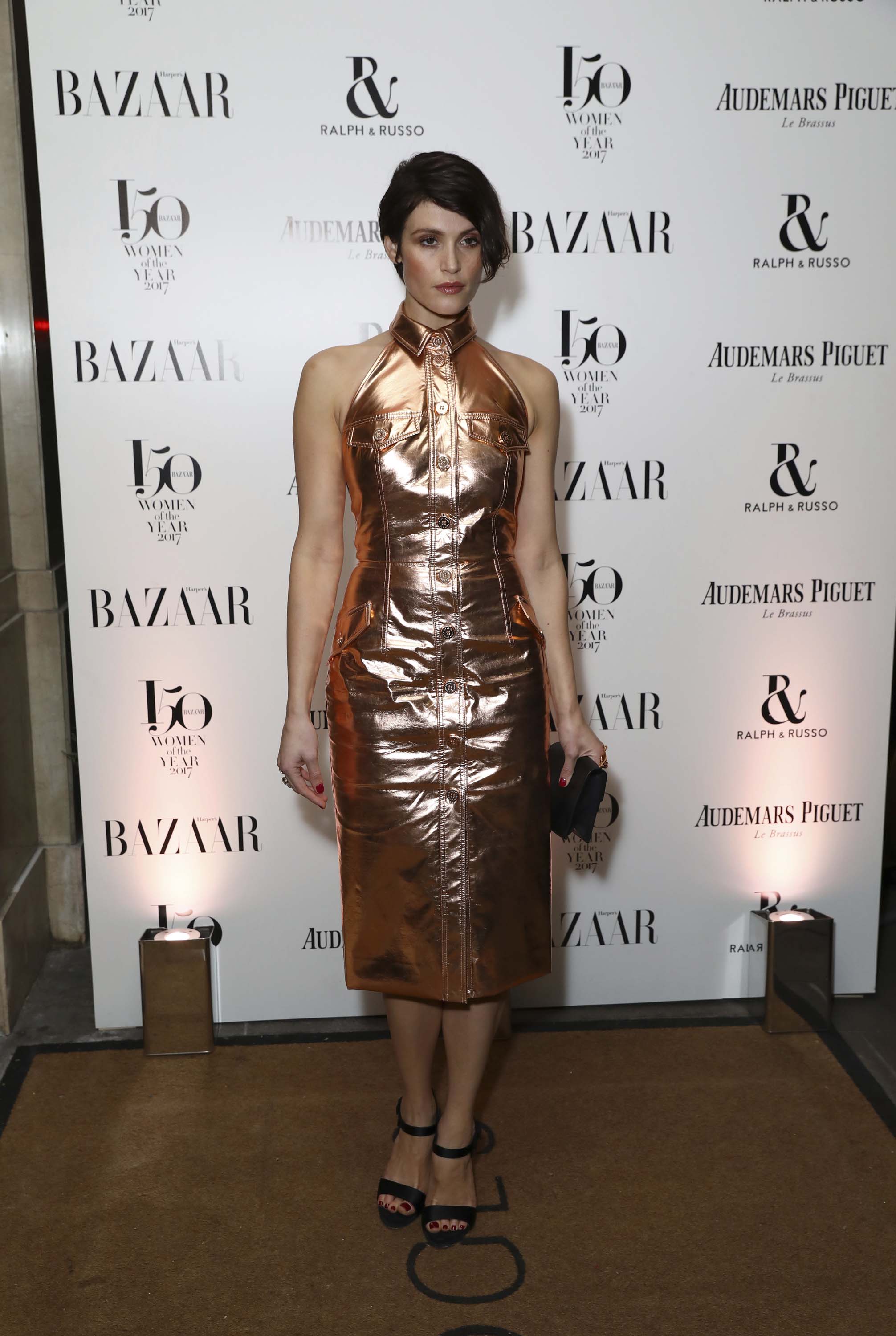 Gemma Arterton attends Harper’s Bazaar Woman of the Year Awards