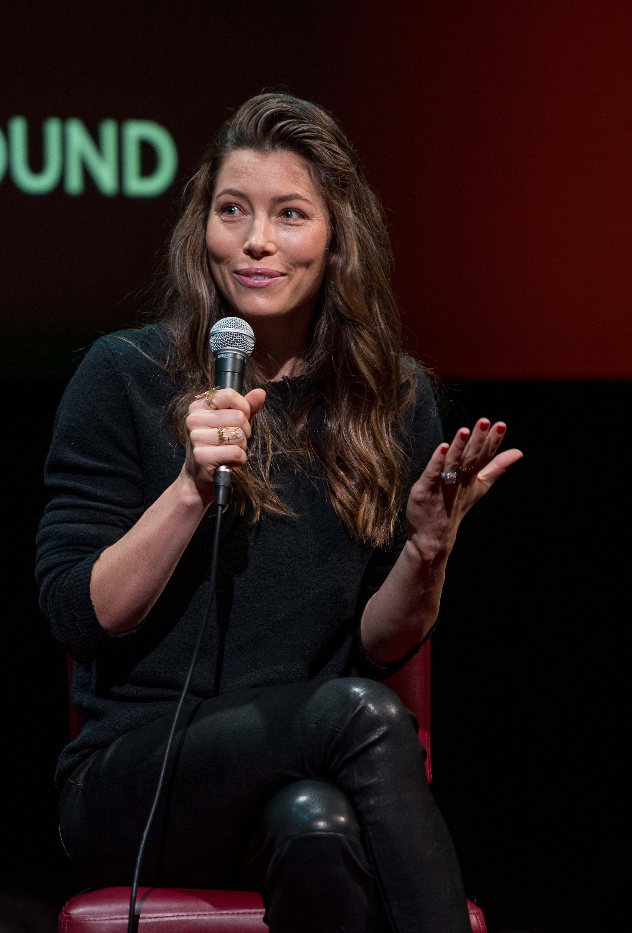 Jessica Biel attends SAG-AFTRA Foundation Conversations