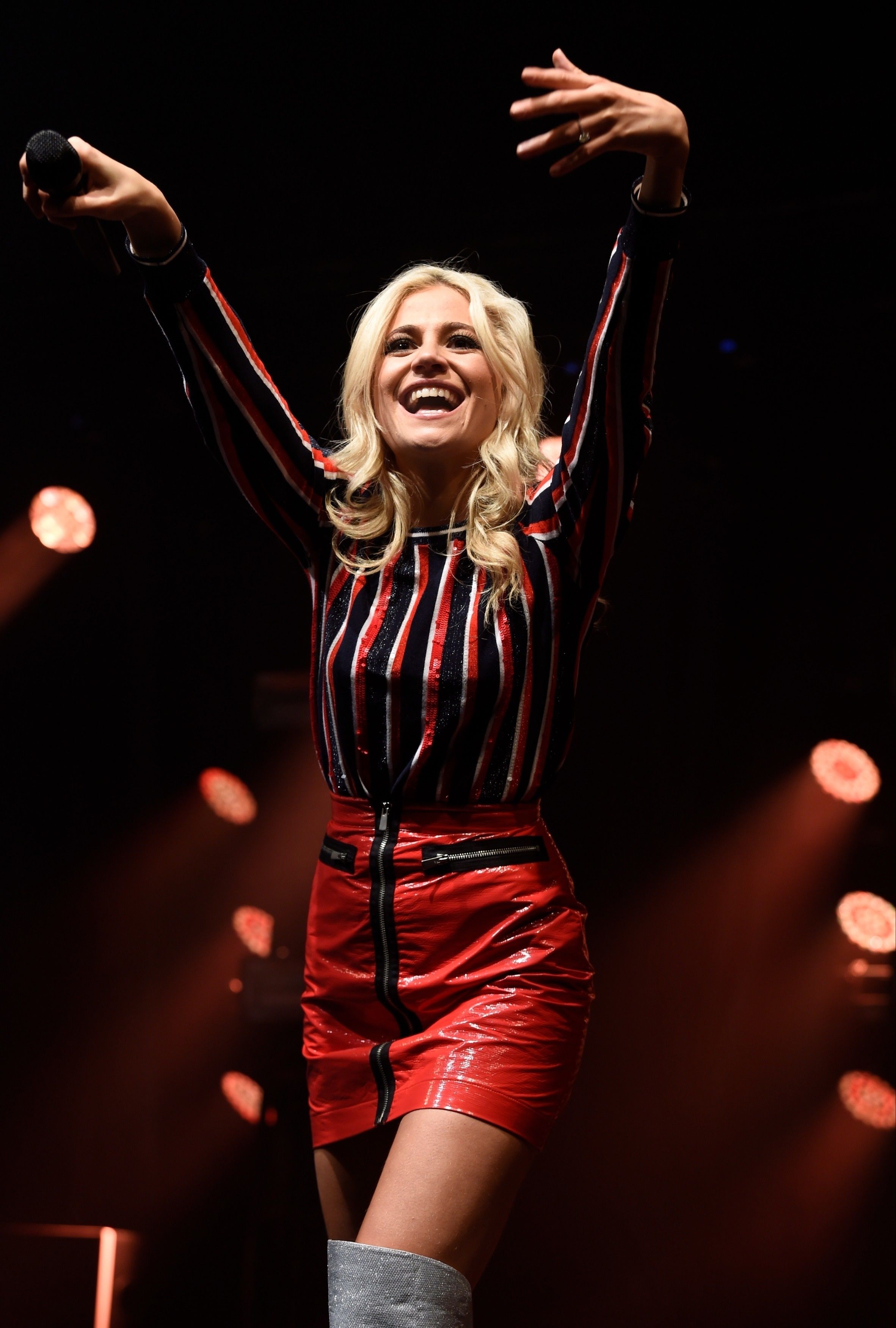 Pixie Lott performs at Xmas Switch On