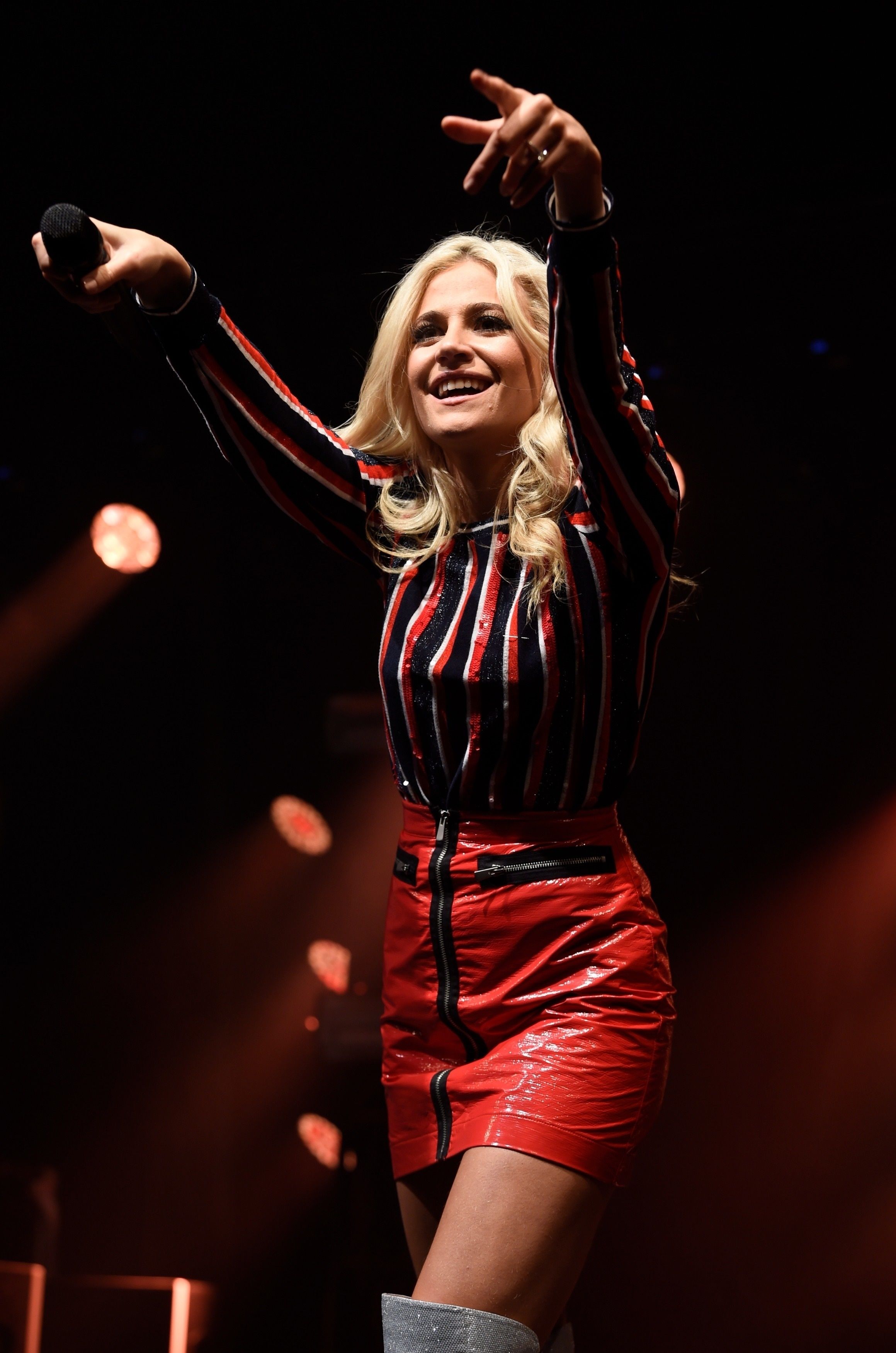 Pixie Lott performs at Xmas Switch On