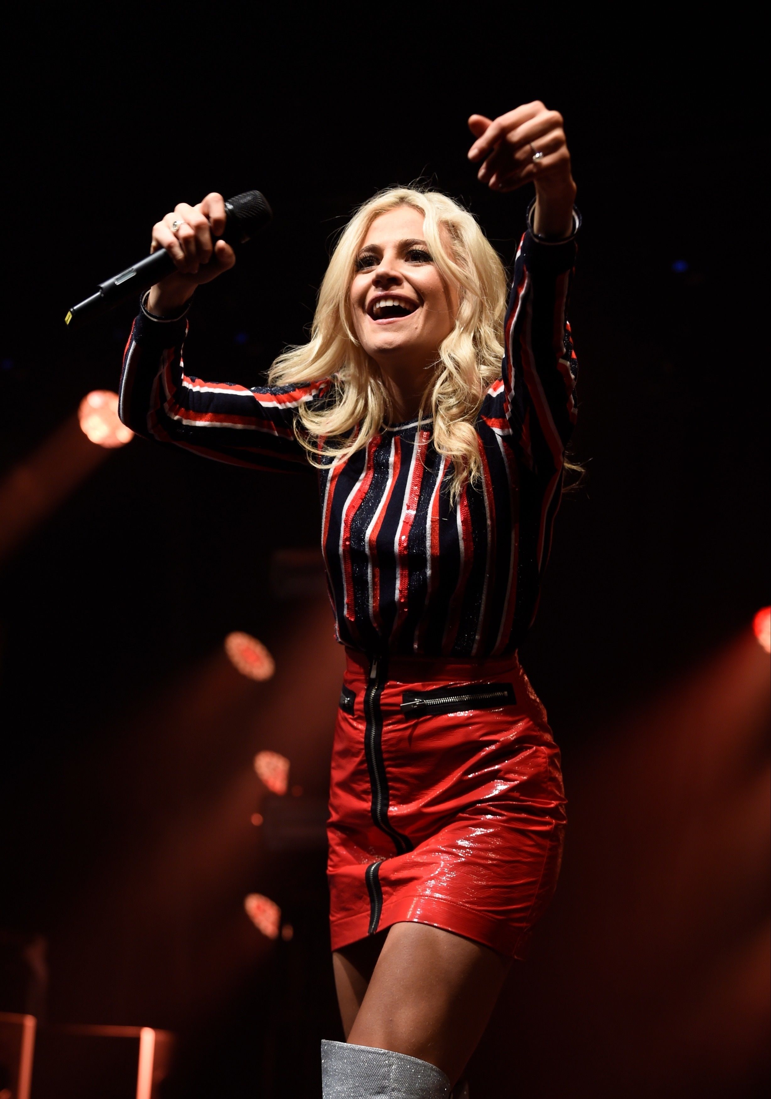 Pixie Lott performs at Xmas Switch On