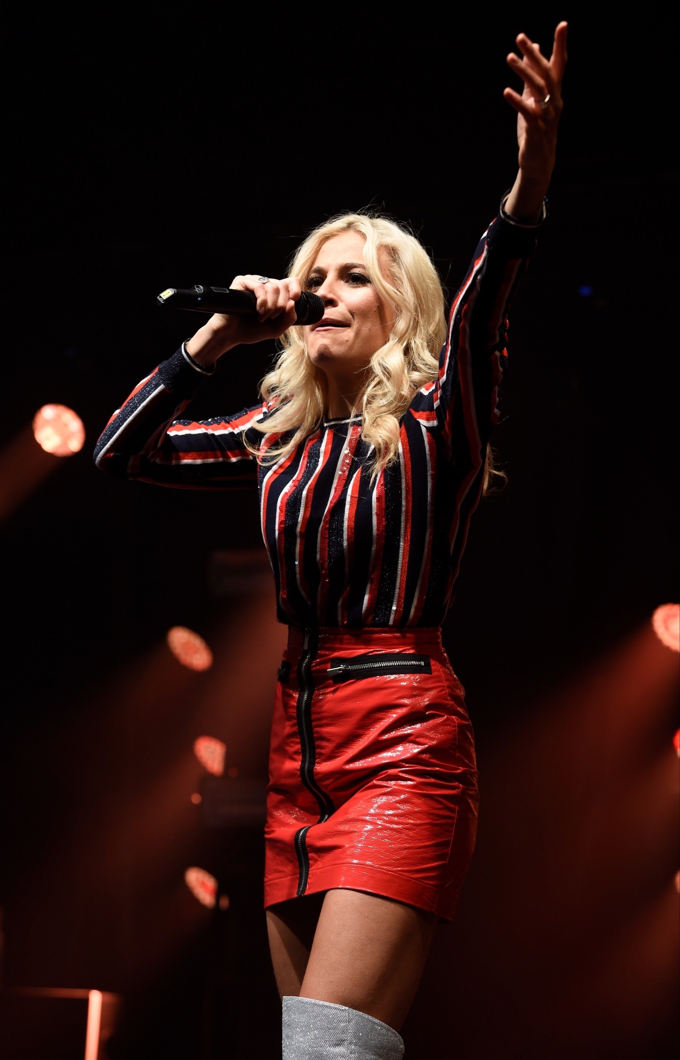 Pixie Lott performs at Xmas Switch On