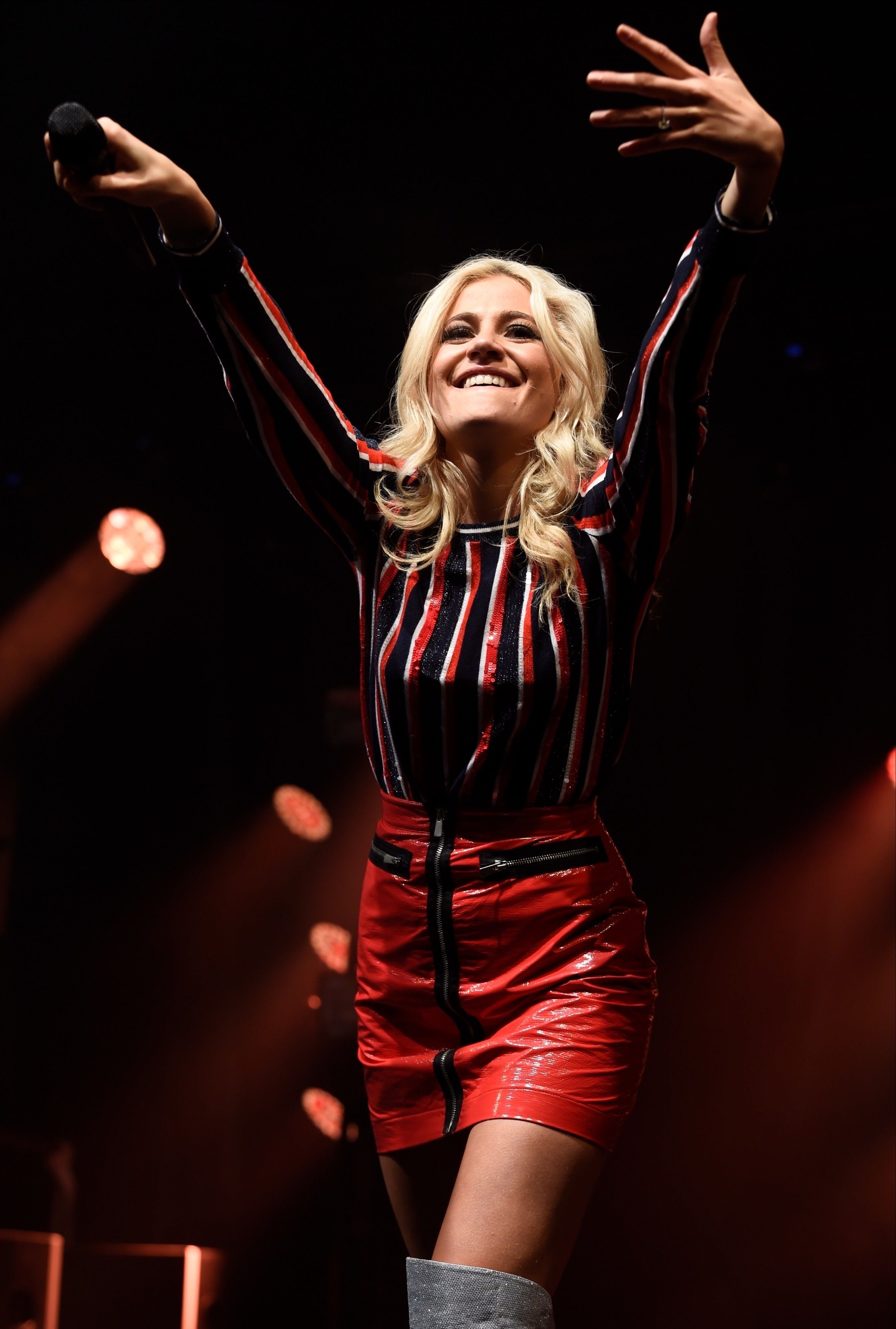 Pixie Lott performs at Xmas Switch On