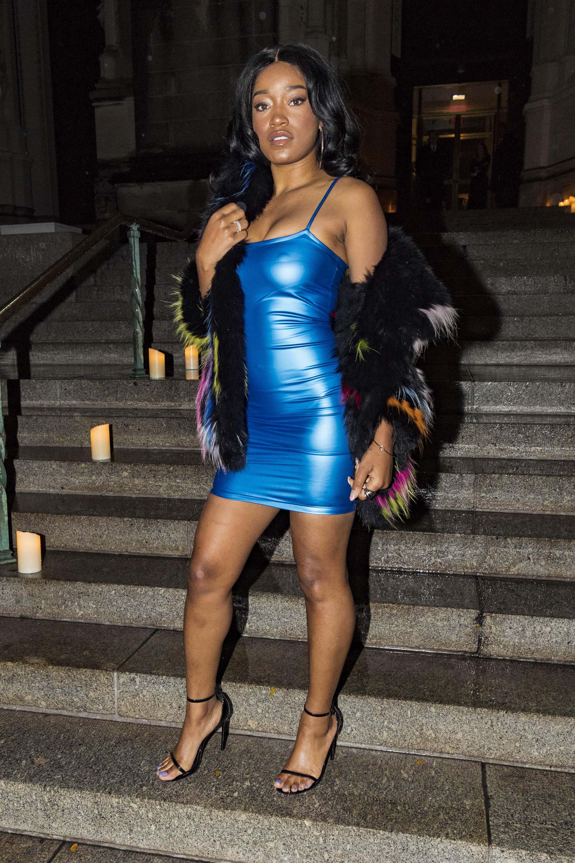 Keke Palmer attends Elton John AIDS Foundation Fall Gala