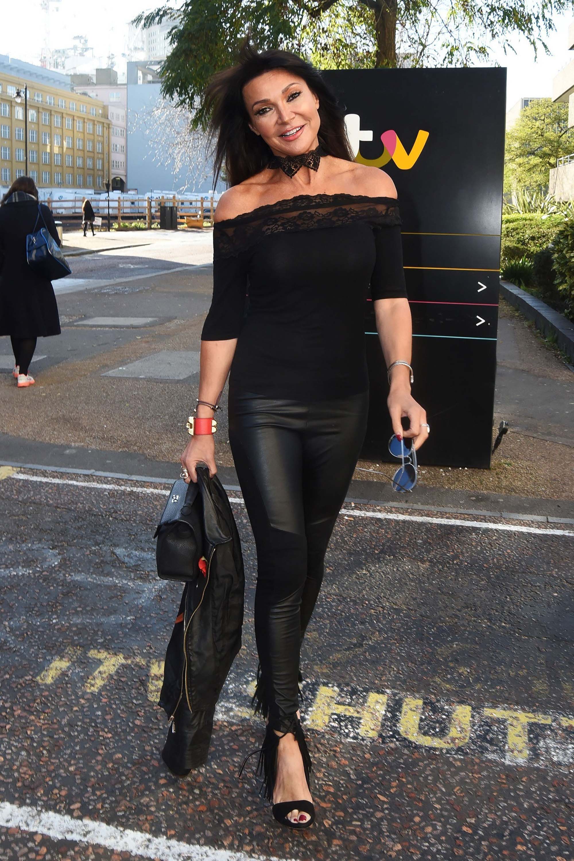 Lizzie Cundy at ITV Studio headquarters