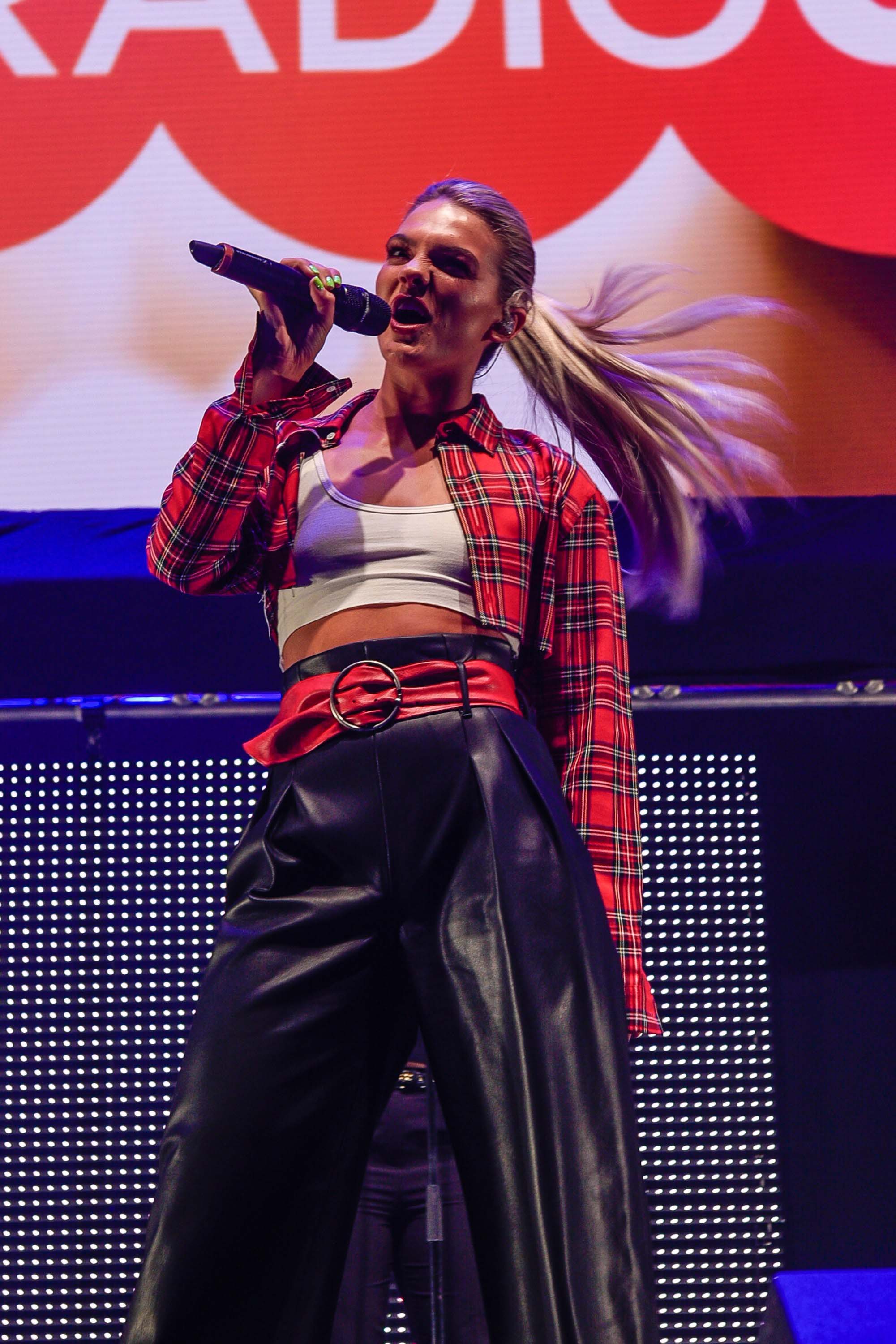 Louisa Johnson attends The Radio City Christmas Live 2017 gig