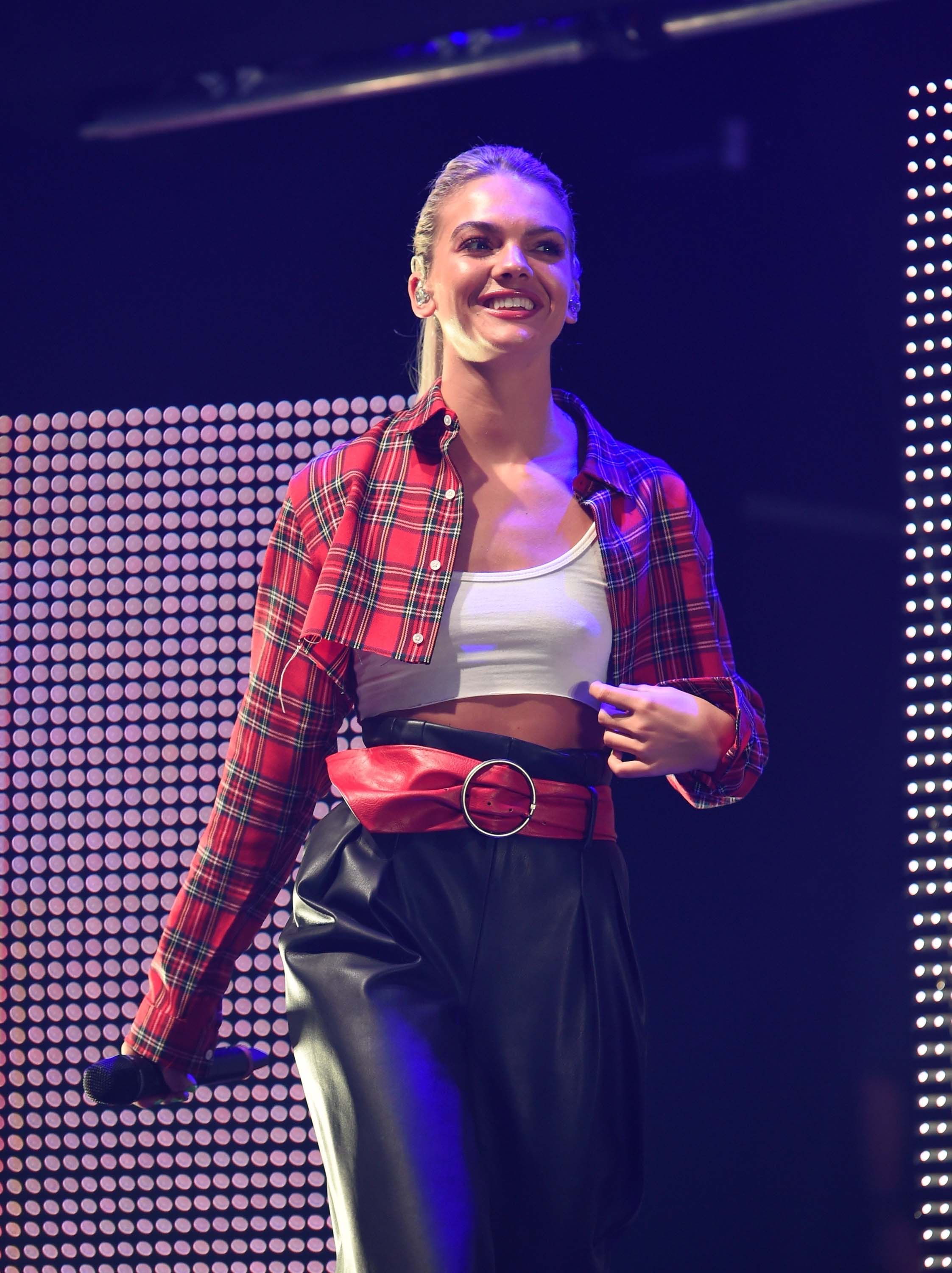 Louisa Johnson attends The Radio City Christmas Live 2017 gig