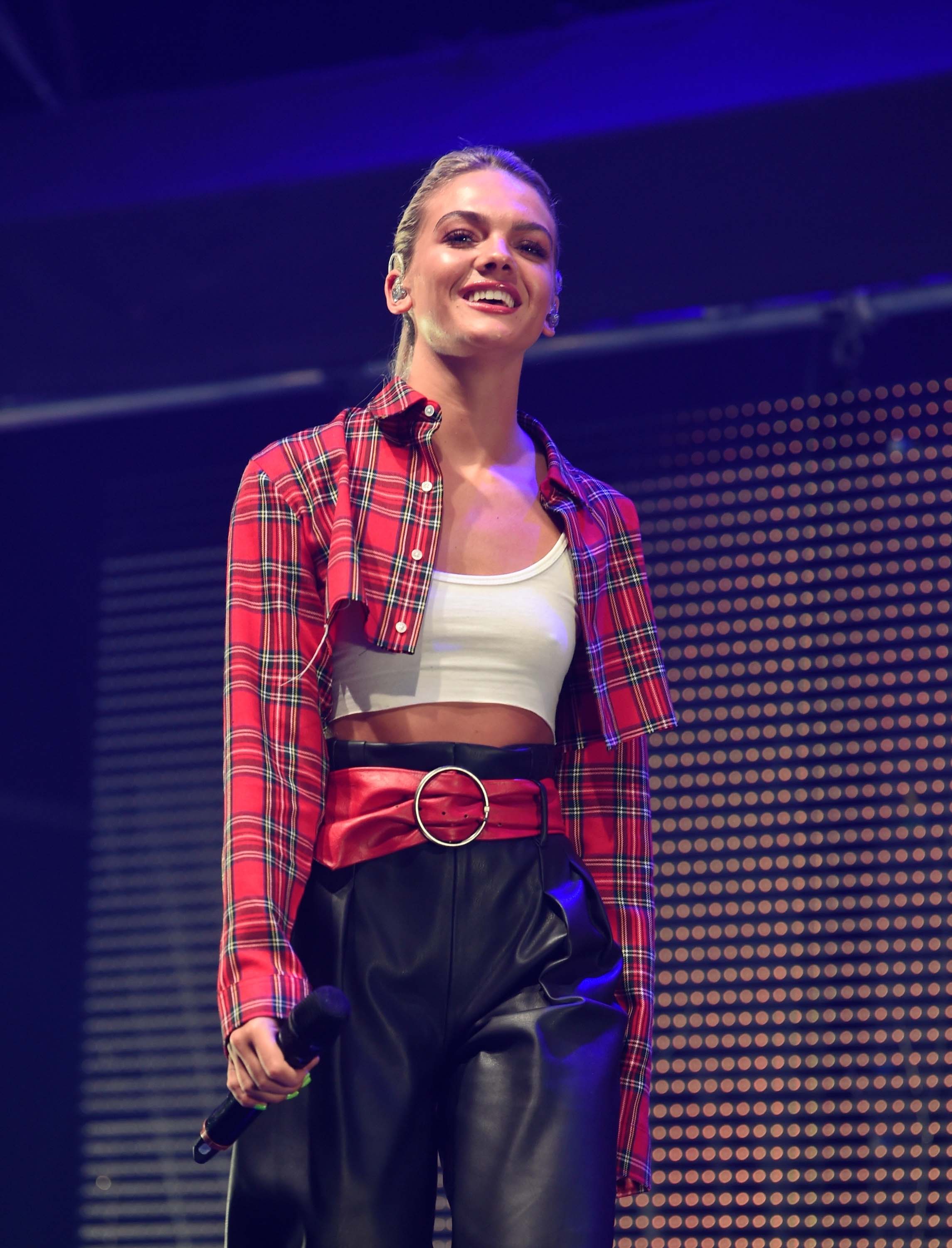 Louisa Johnson attends The Radio City Christmas Live 2017 gig