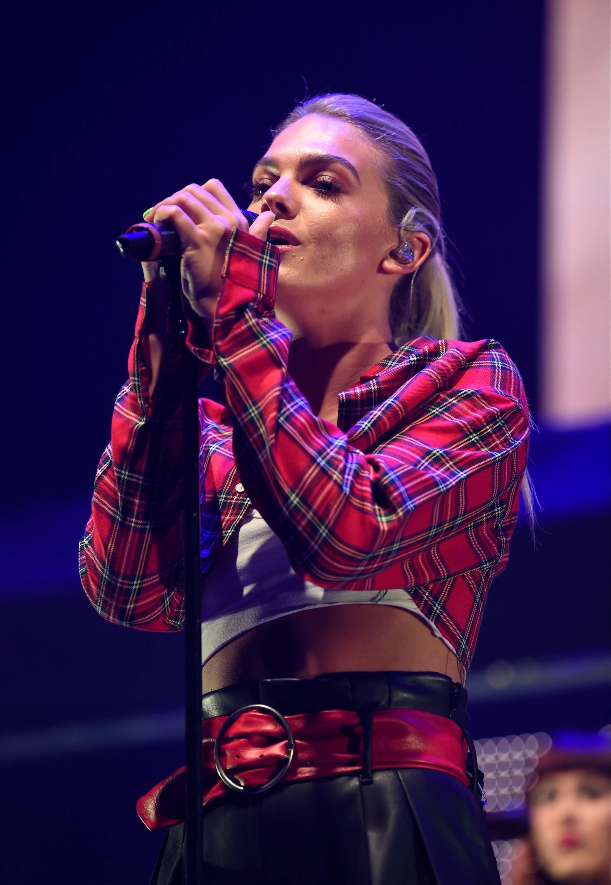 Louisa Johnson attends The Radio City Christmas Live 2017 gig