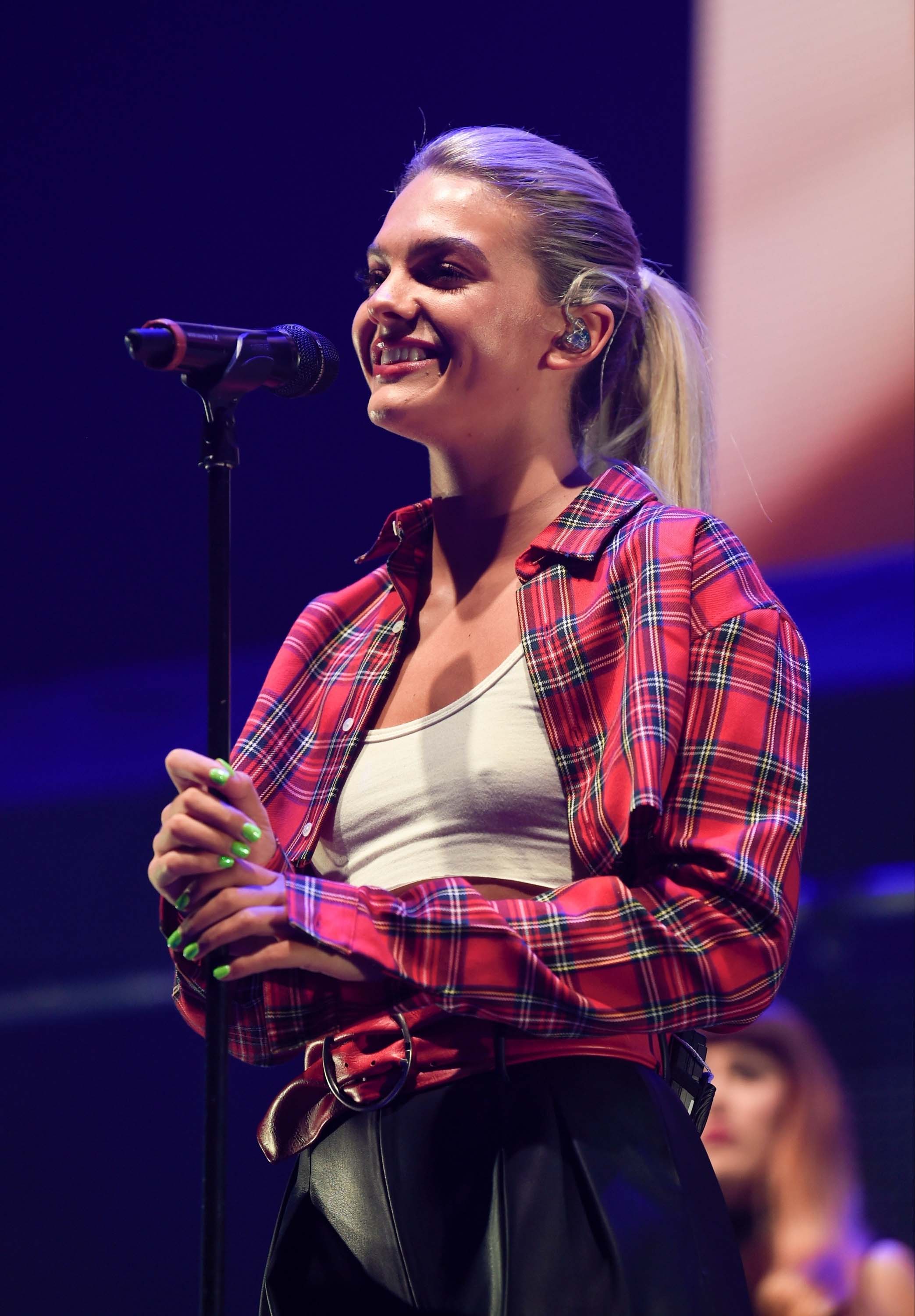 Louisa Johnson attends The Radio City Christmas Live 2017 gig