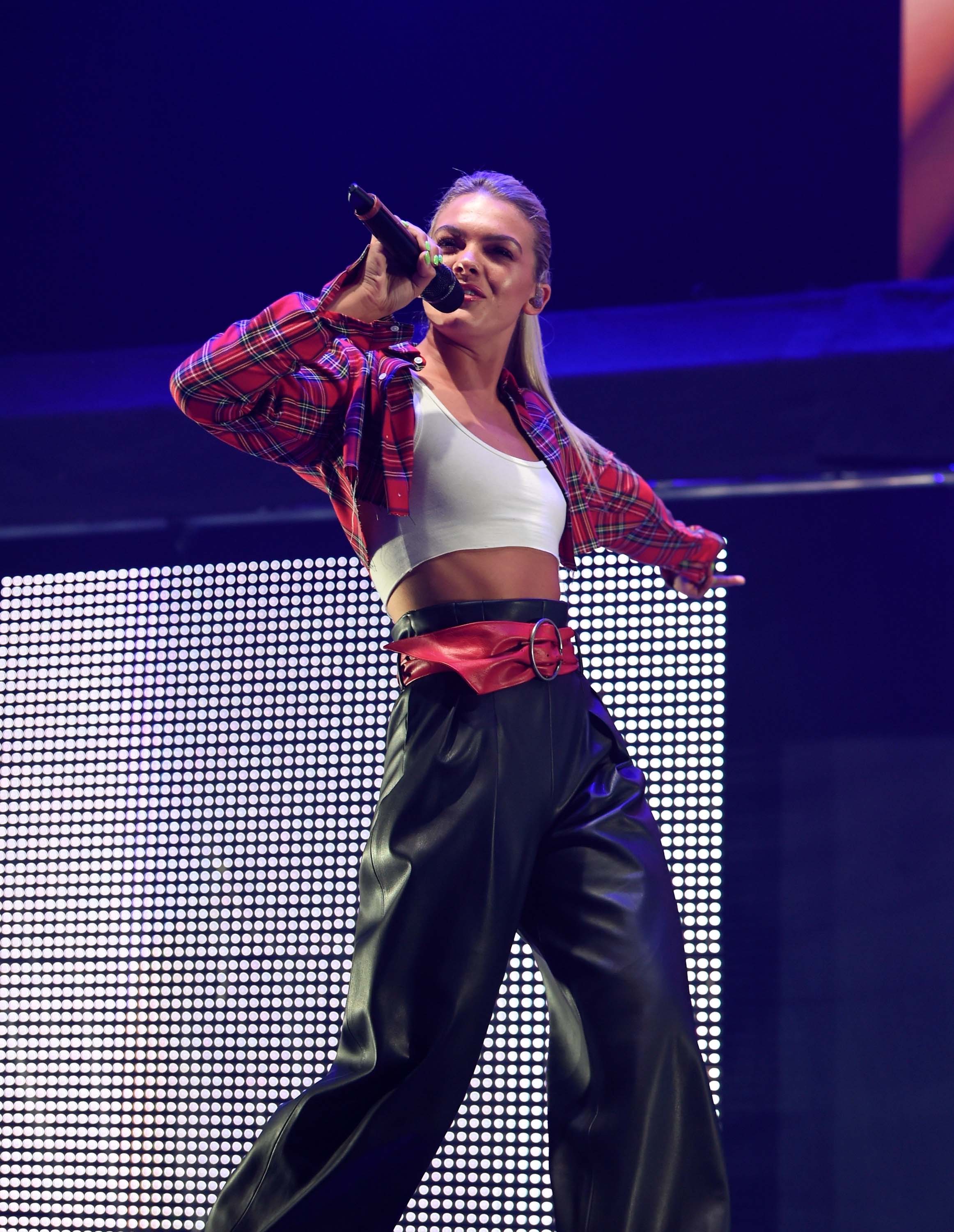 Louisa Johnson attends The Radio City Christmas Live 2017 gig