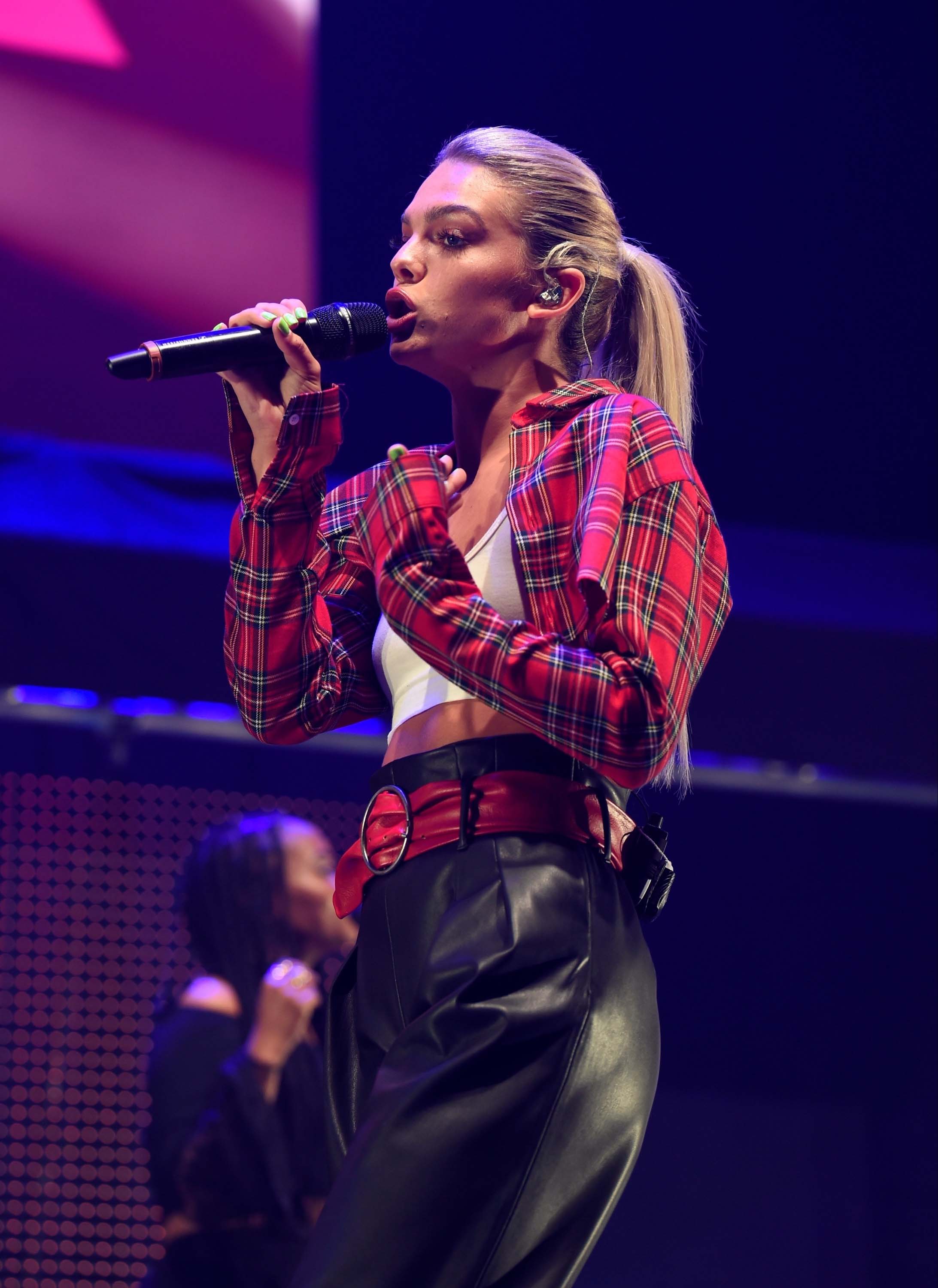 Louisa Johnson attends The Radio City Christmas Live 2017 gig