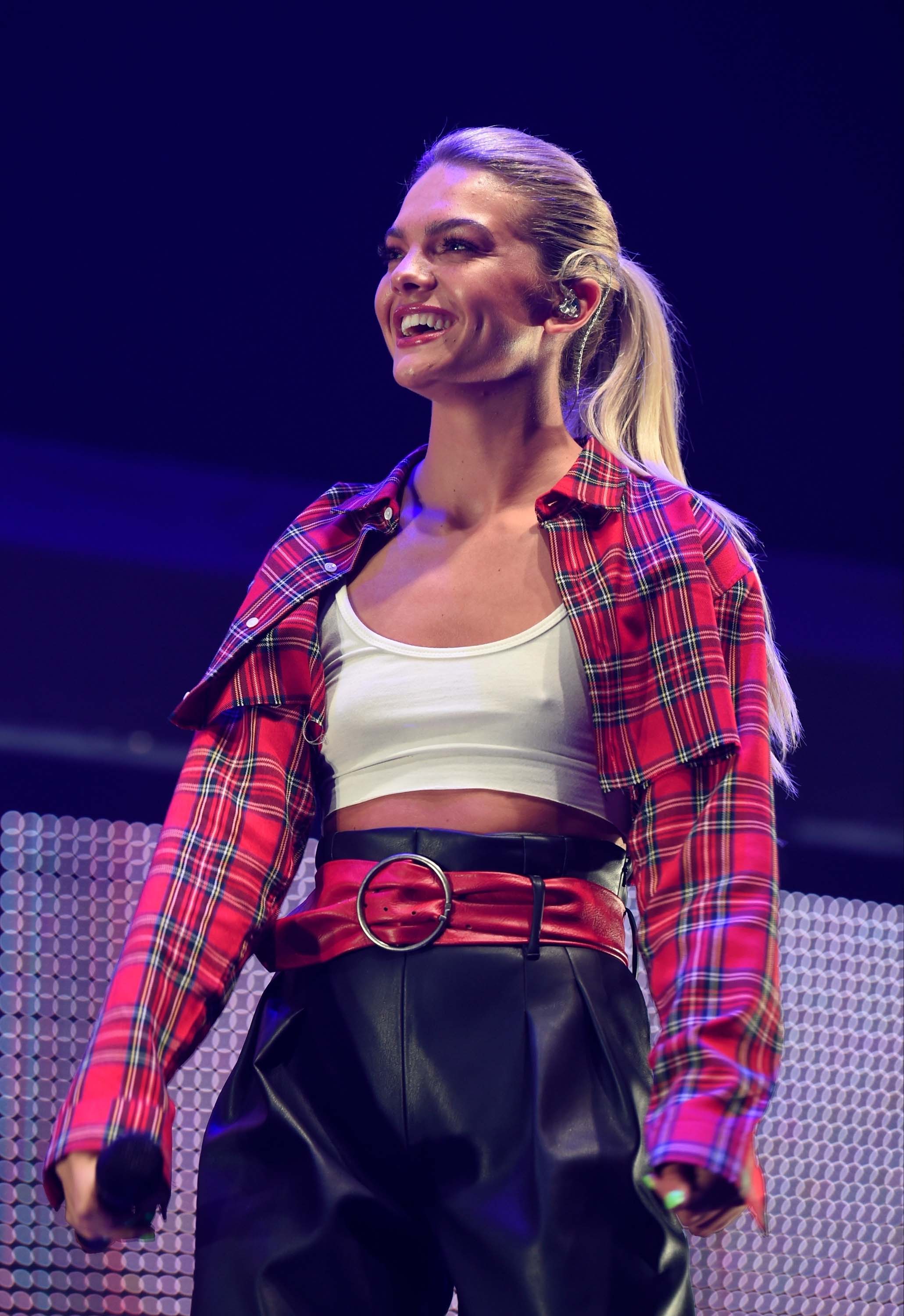 Louisa Johnson attends The Radio City Christmas Live 2017 gig