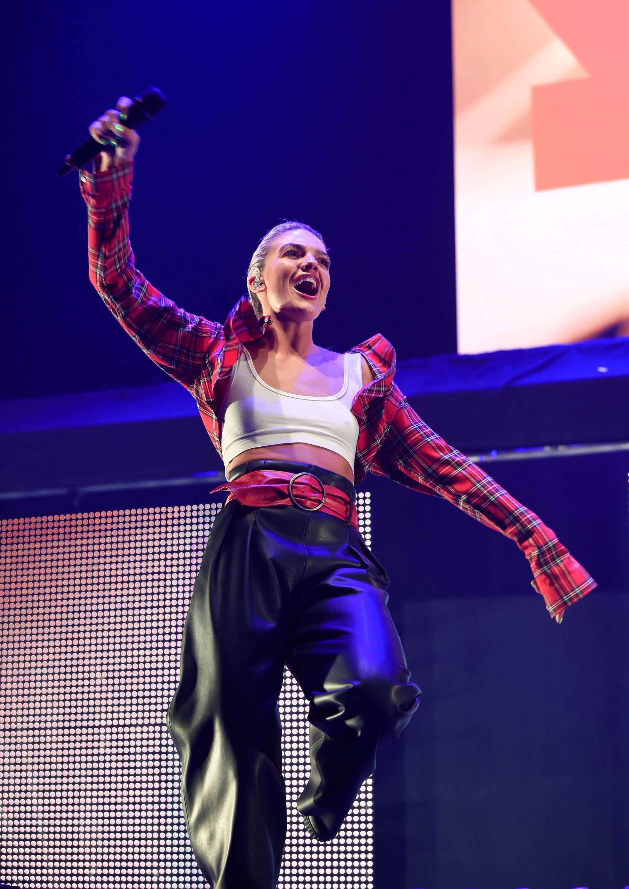 Louisa Johnson attends The Radio City Christmas Live 2017 gig