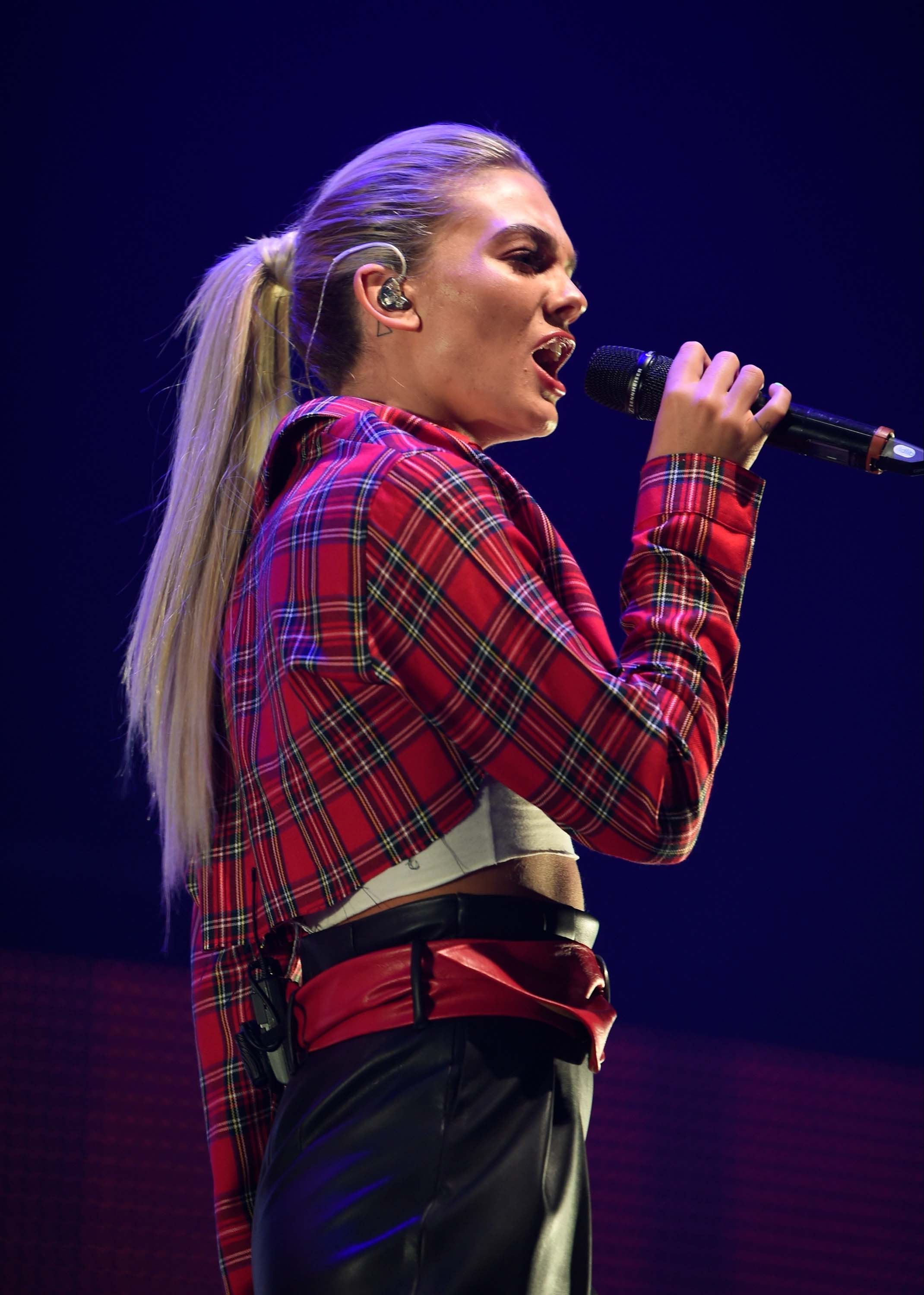 Louisa Johnson attends The Radio City Christmas Live 2017 gig