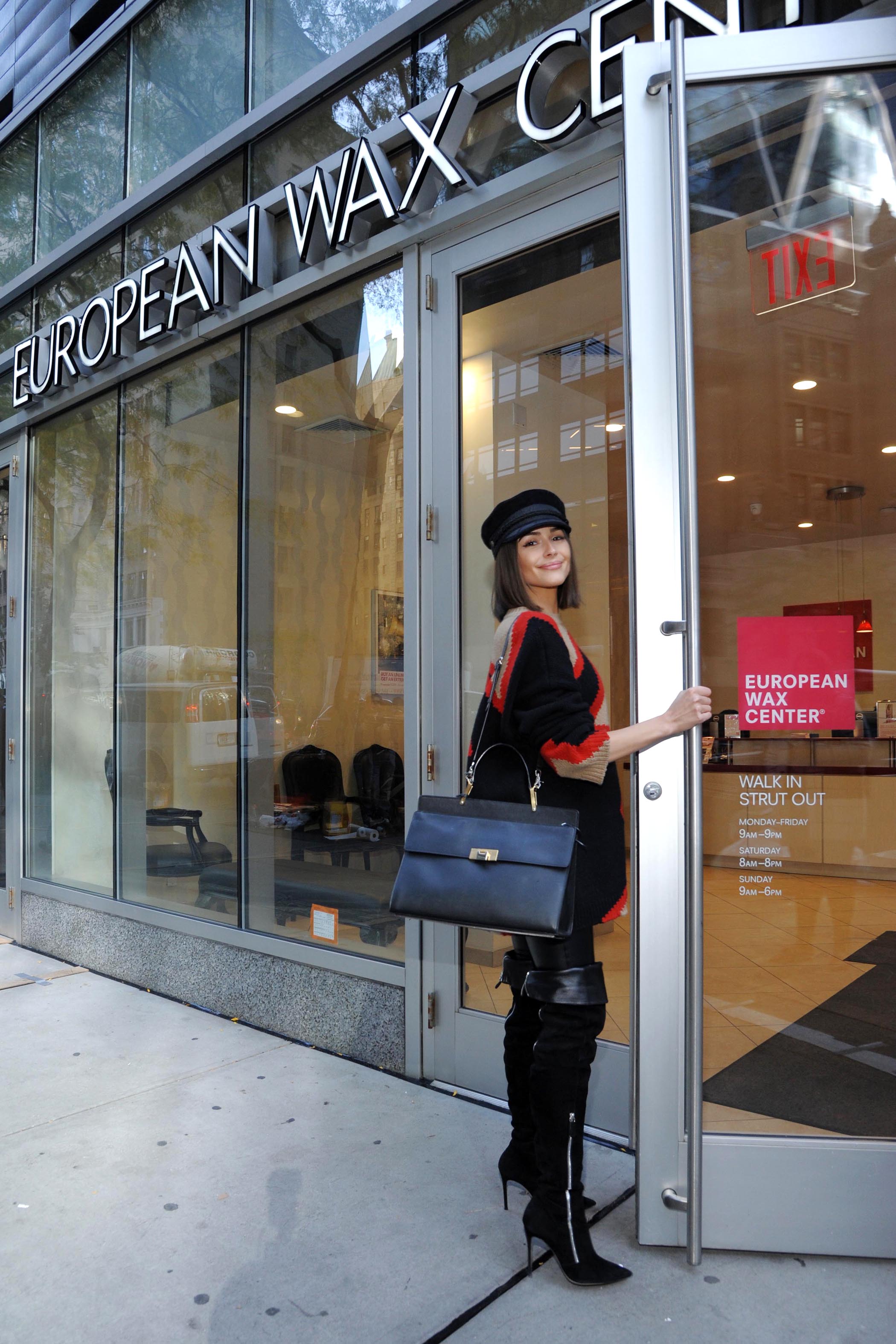 Olivia Culpo goes to European Wax Center