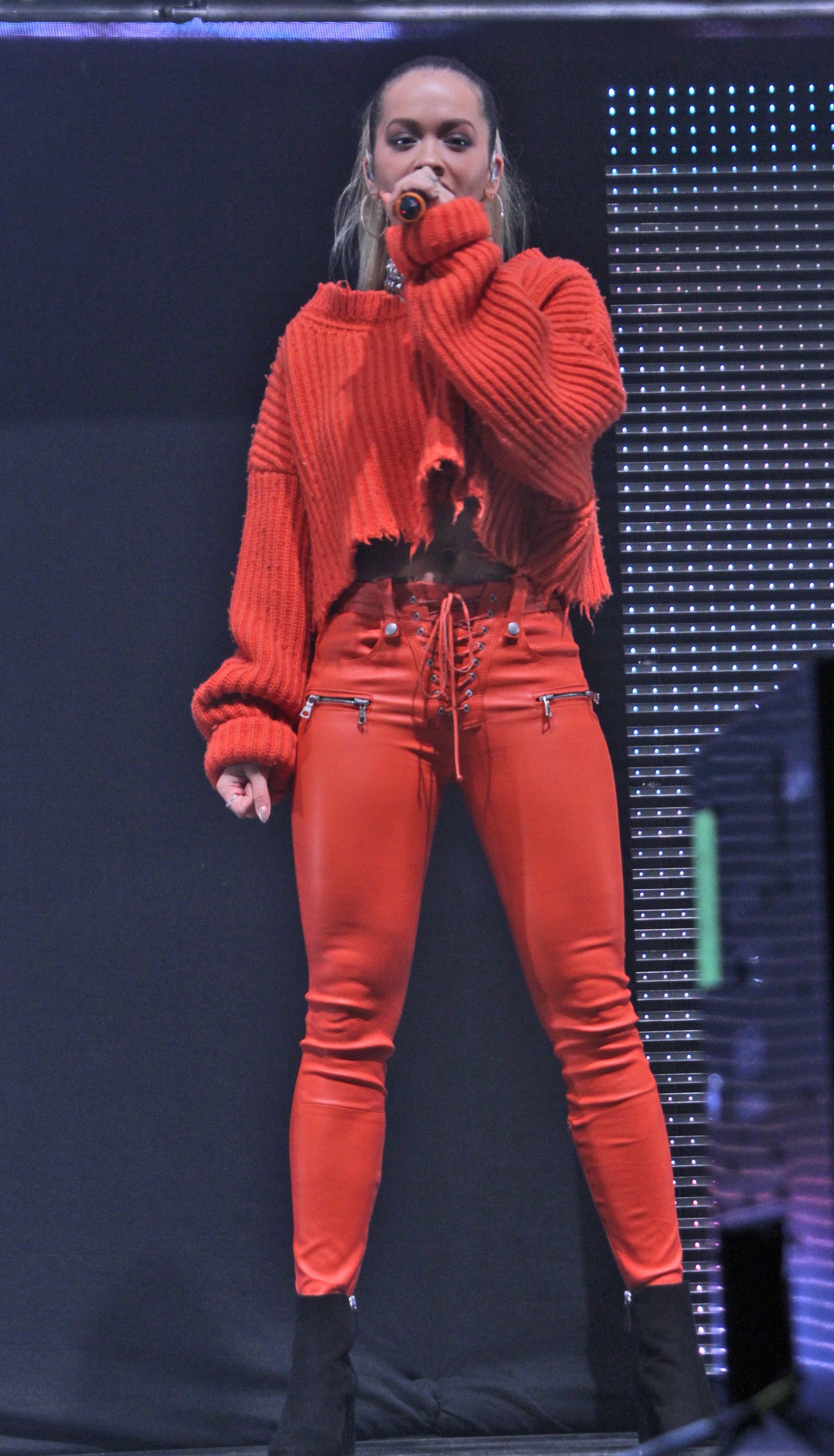 Rita Ora performs at the Key 103 Live Concert