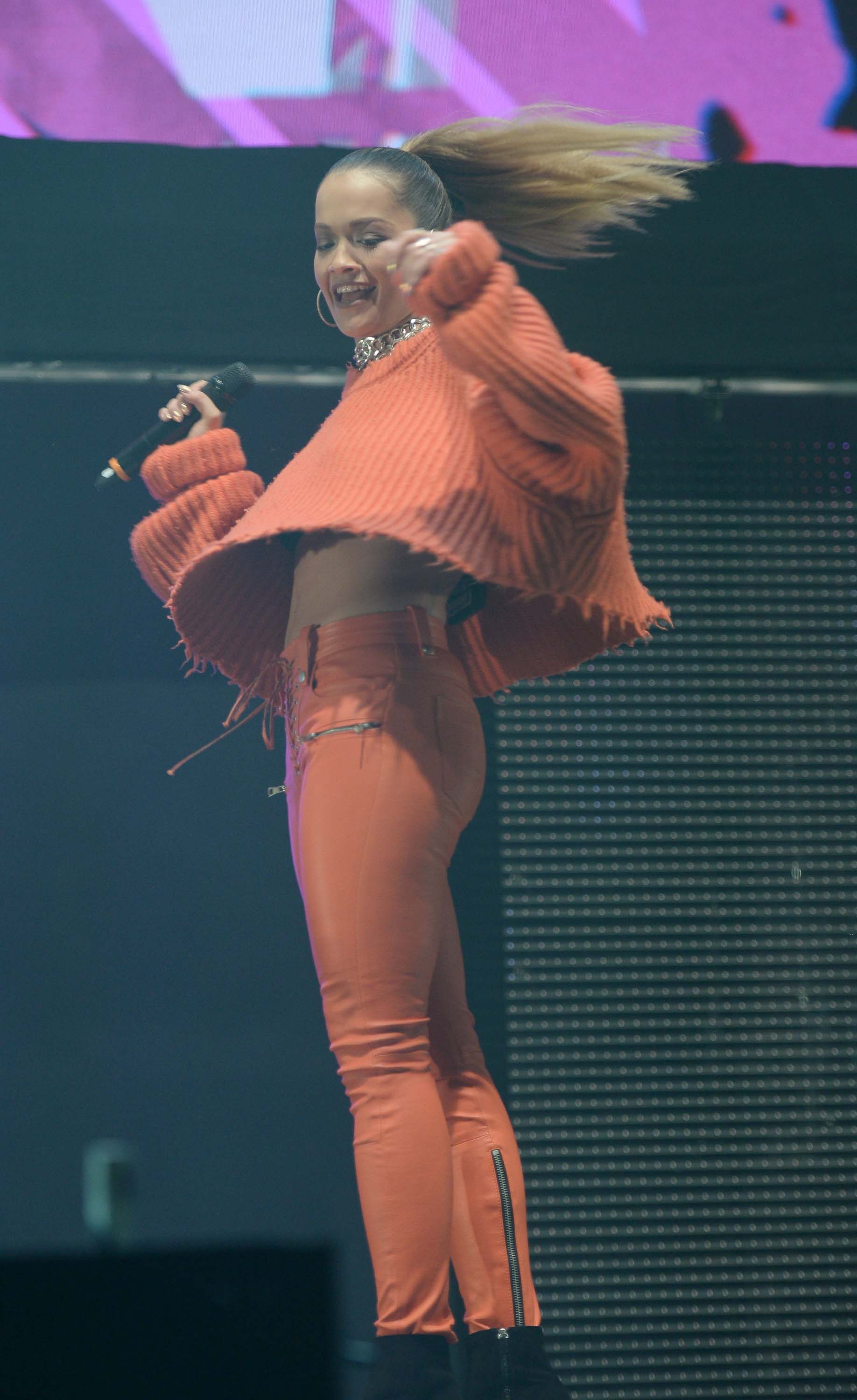 Rita Ora performs at the Key 103 Live Concert