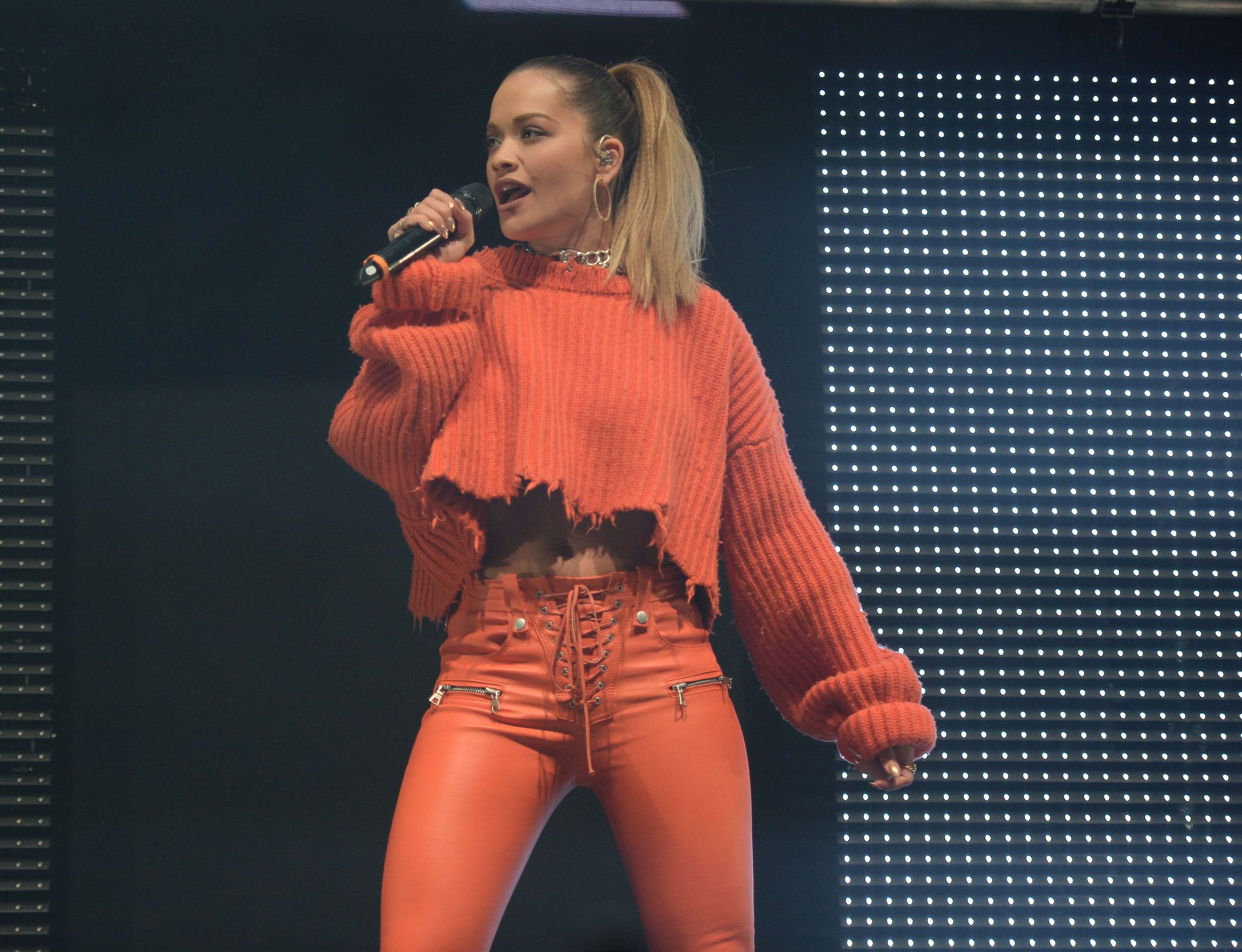 Rita Ora performs at the Key 103 Live Concert