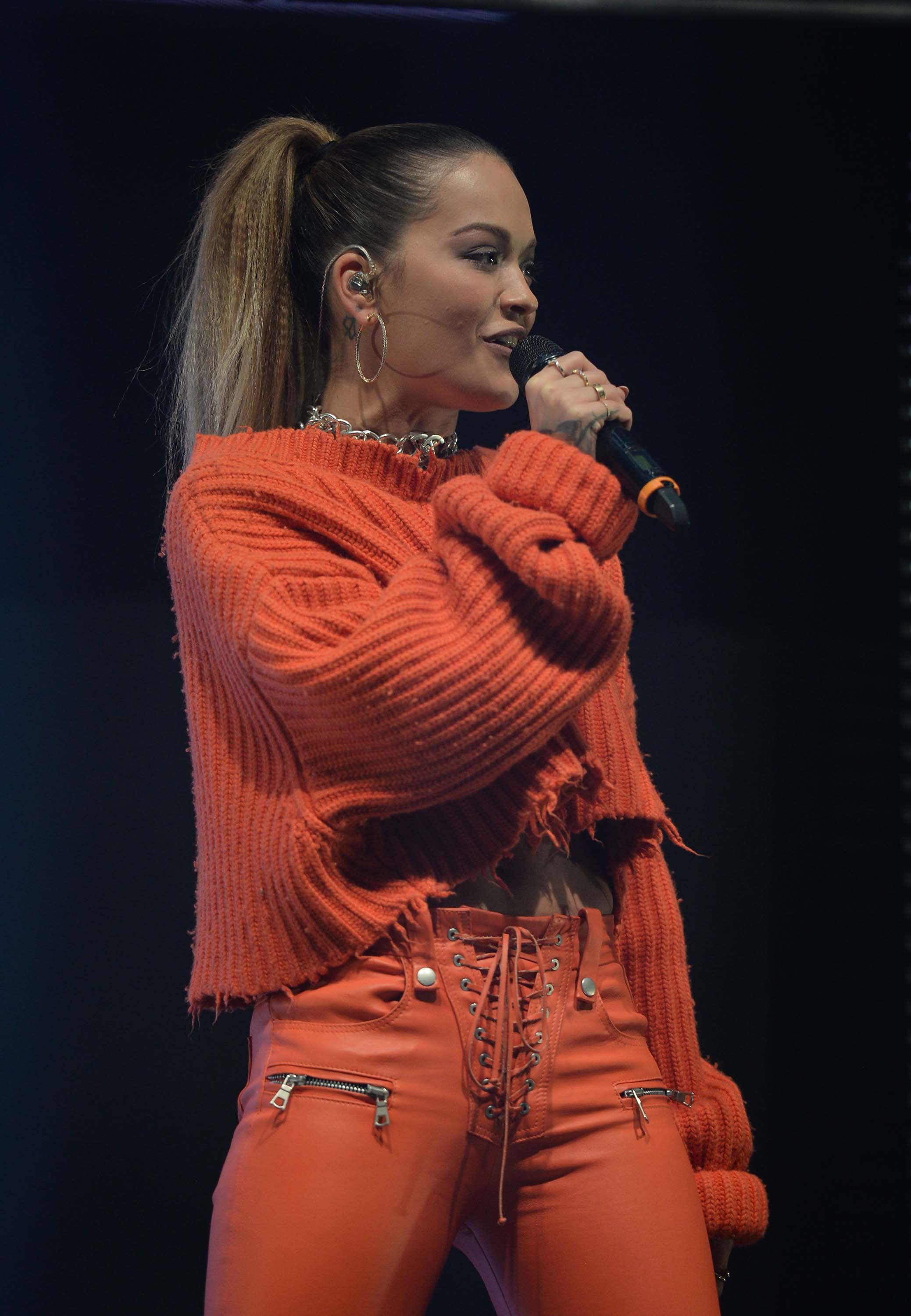 Rita Ora performs at the Key 103 Live Concert