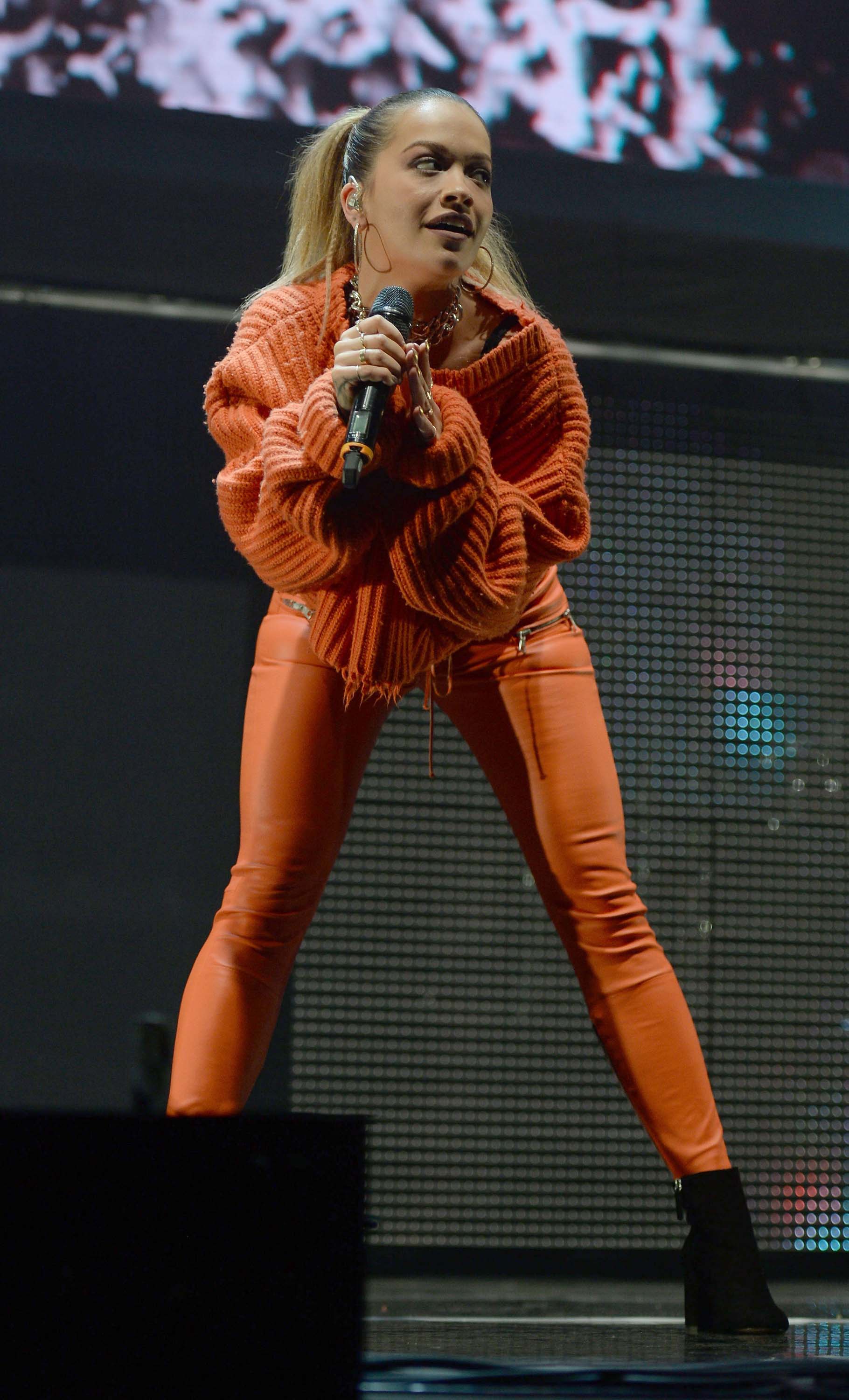 Rita Ora performs at the Key 103 Live Concert