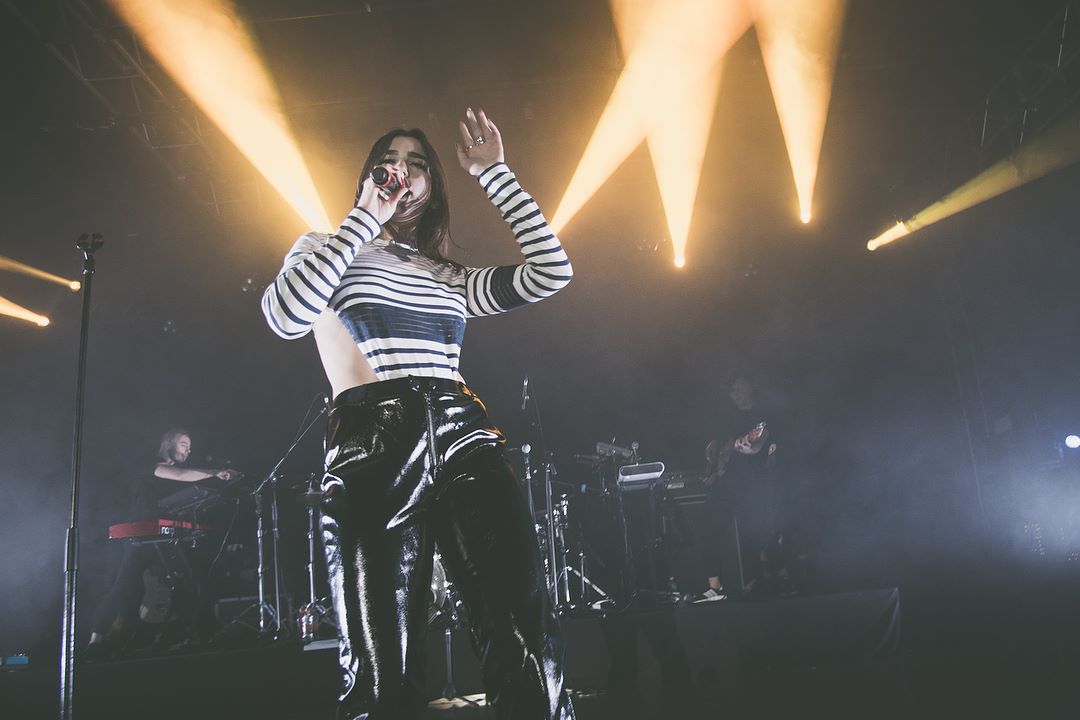 Dua Lipa performs at Audio Club