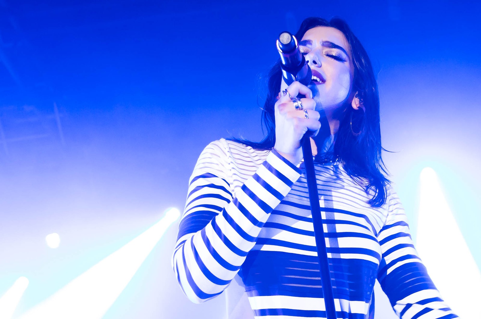 Dua Lipa performs at Audio Club