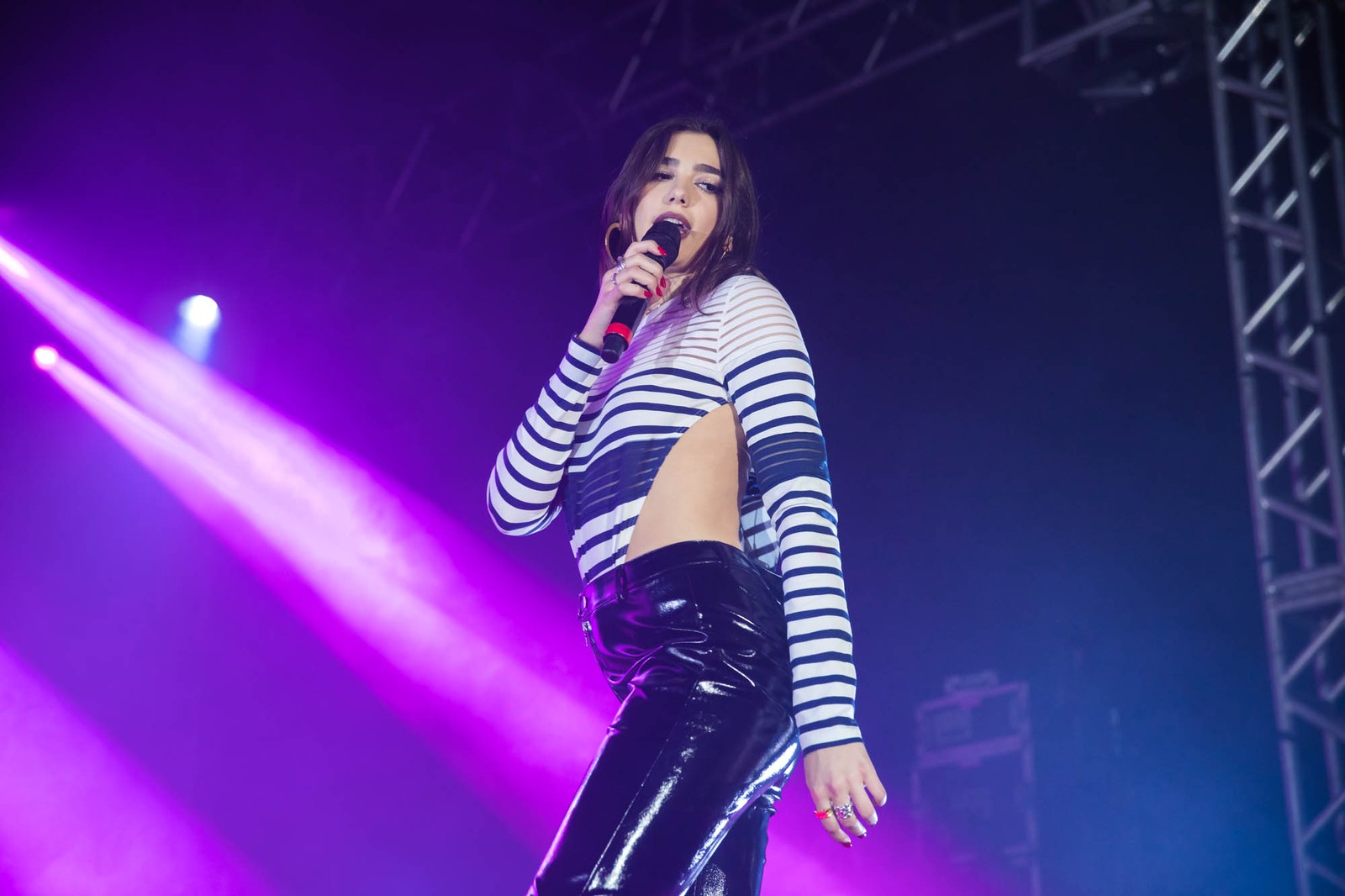 Dua Lipa performs at Audio Club