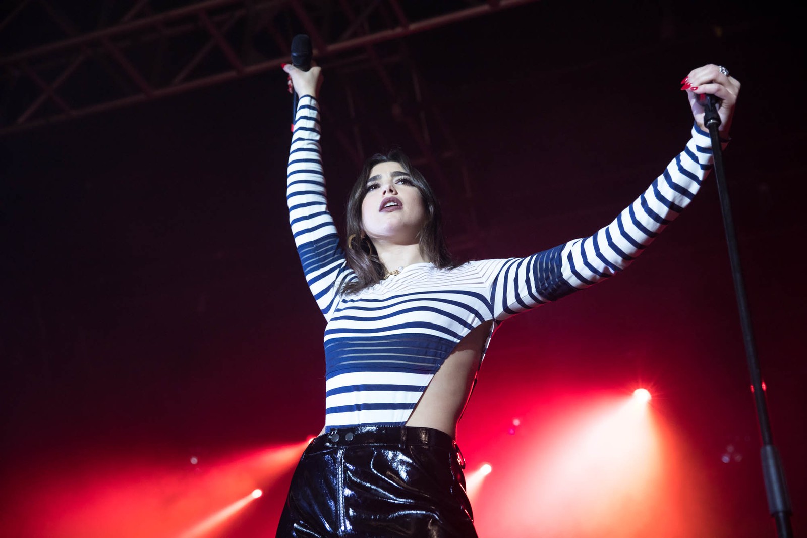 Dua Lipa performs at Audio Club