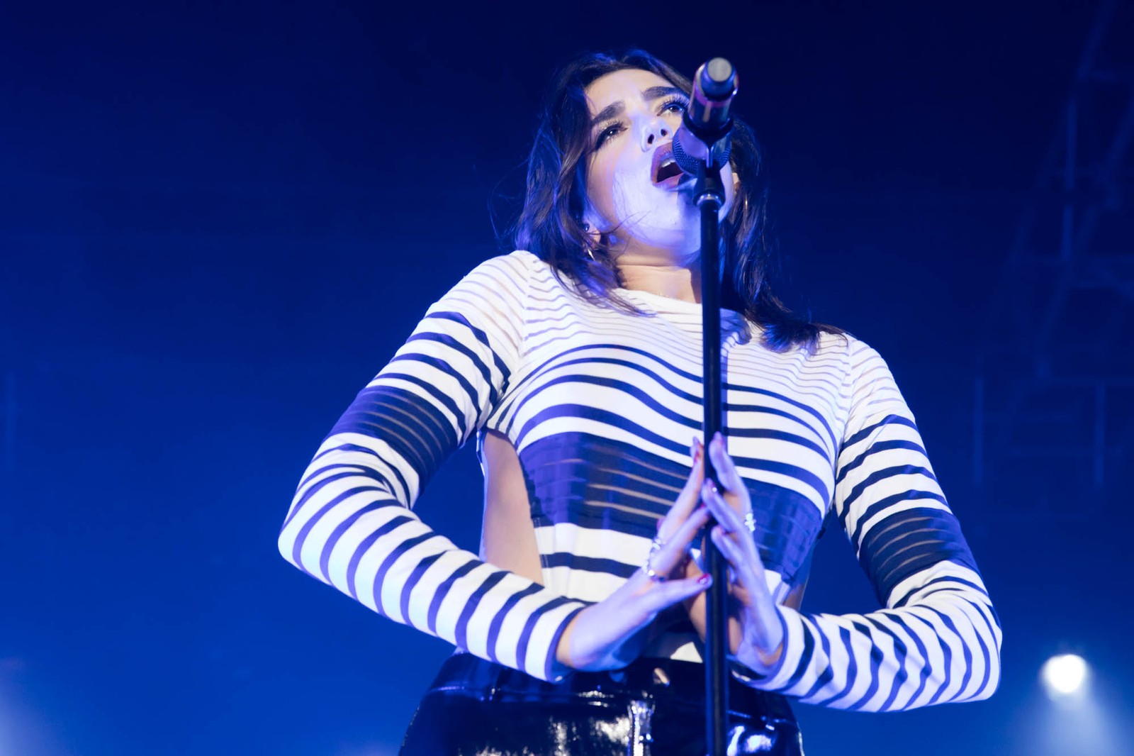 Dua Lipa performs at Audio Club