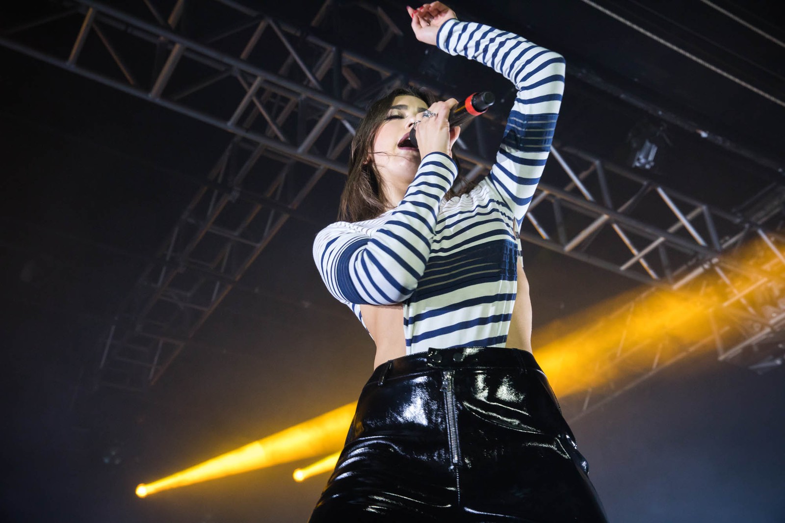 Dua Lipa performs at Audio Club