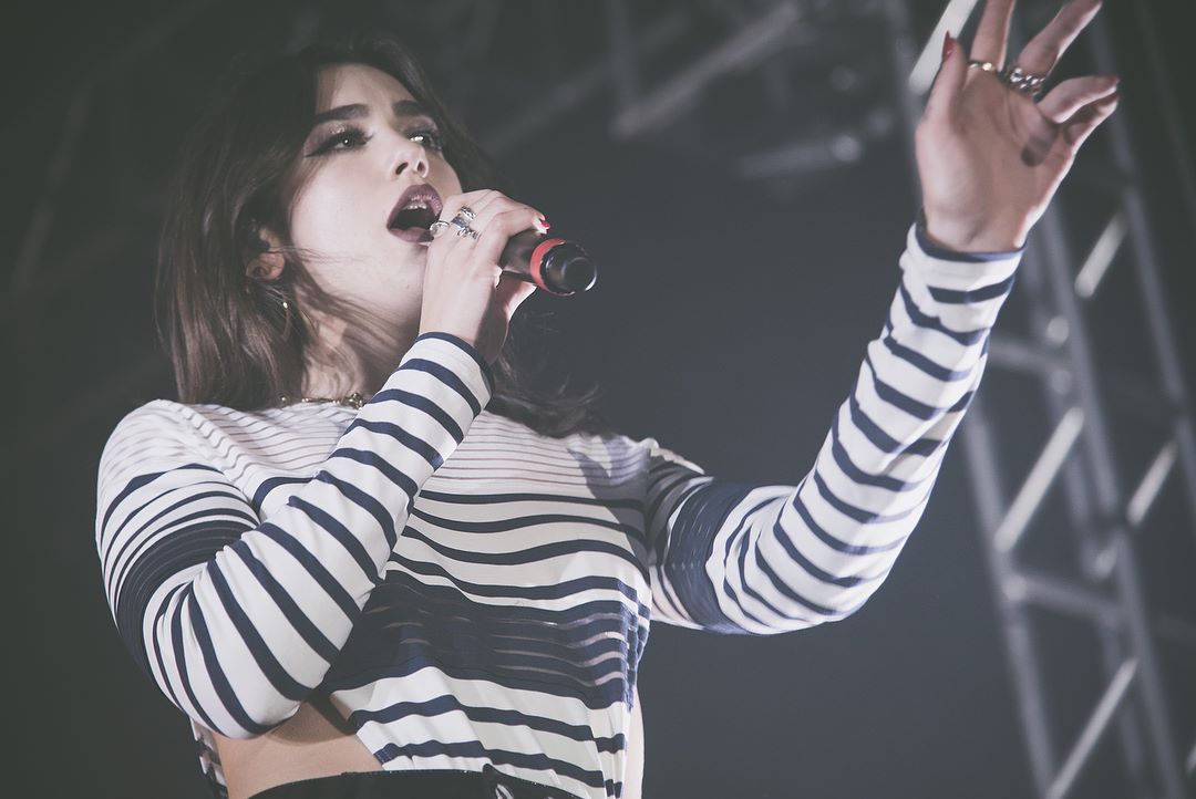 Dua Lipa performs at Audio Club