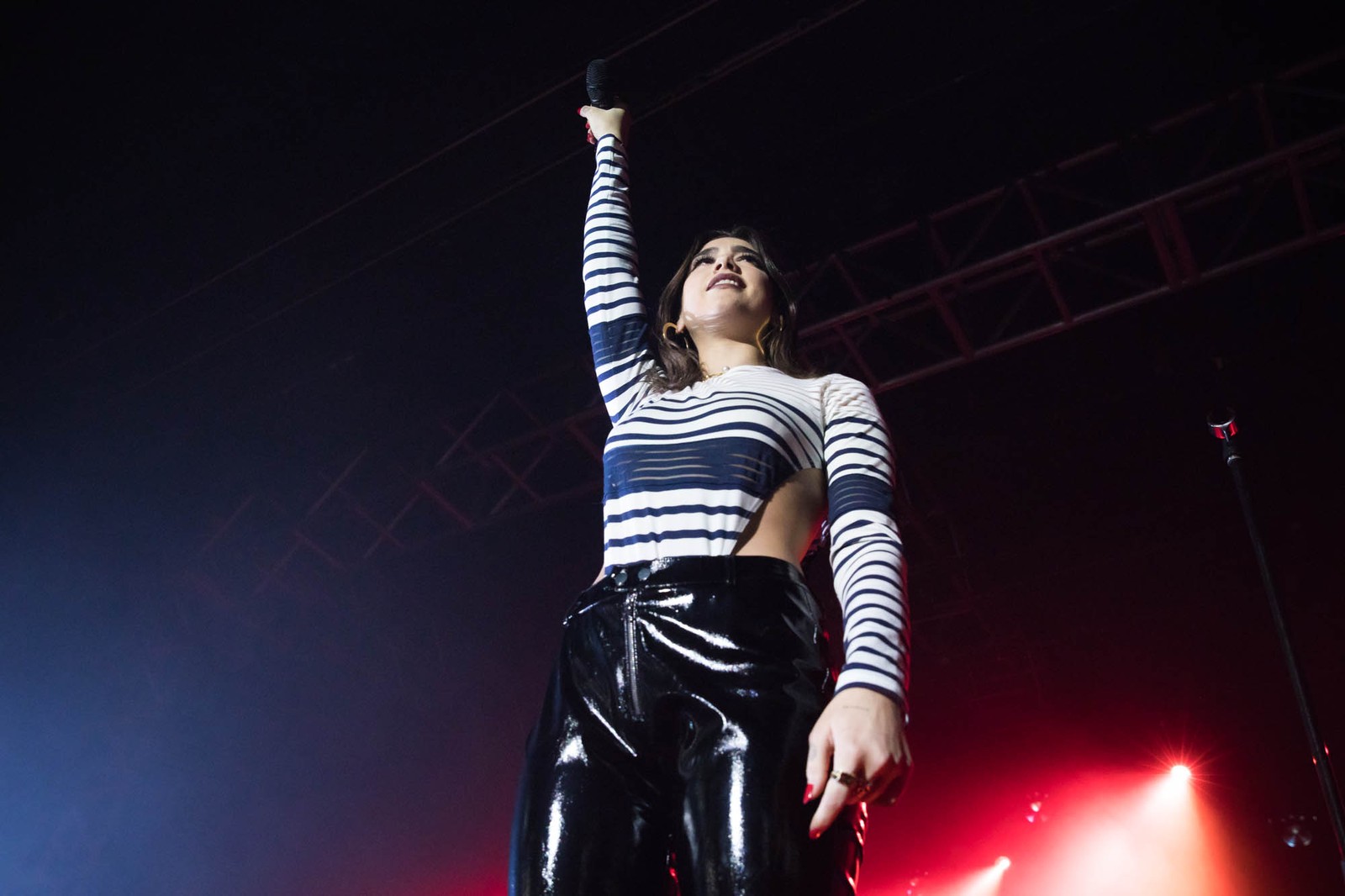 Dua Lipa performs at Audio Club