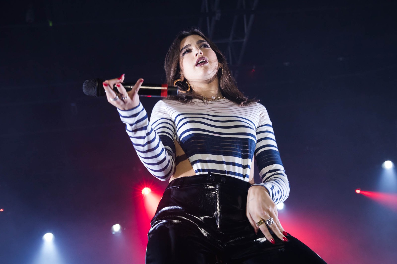 Dua Lipa performs at Audio Club