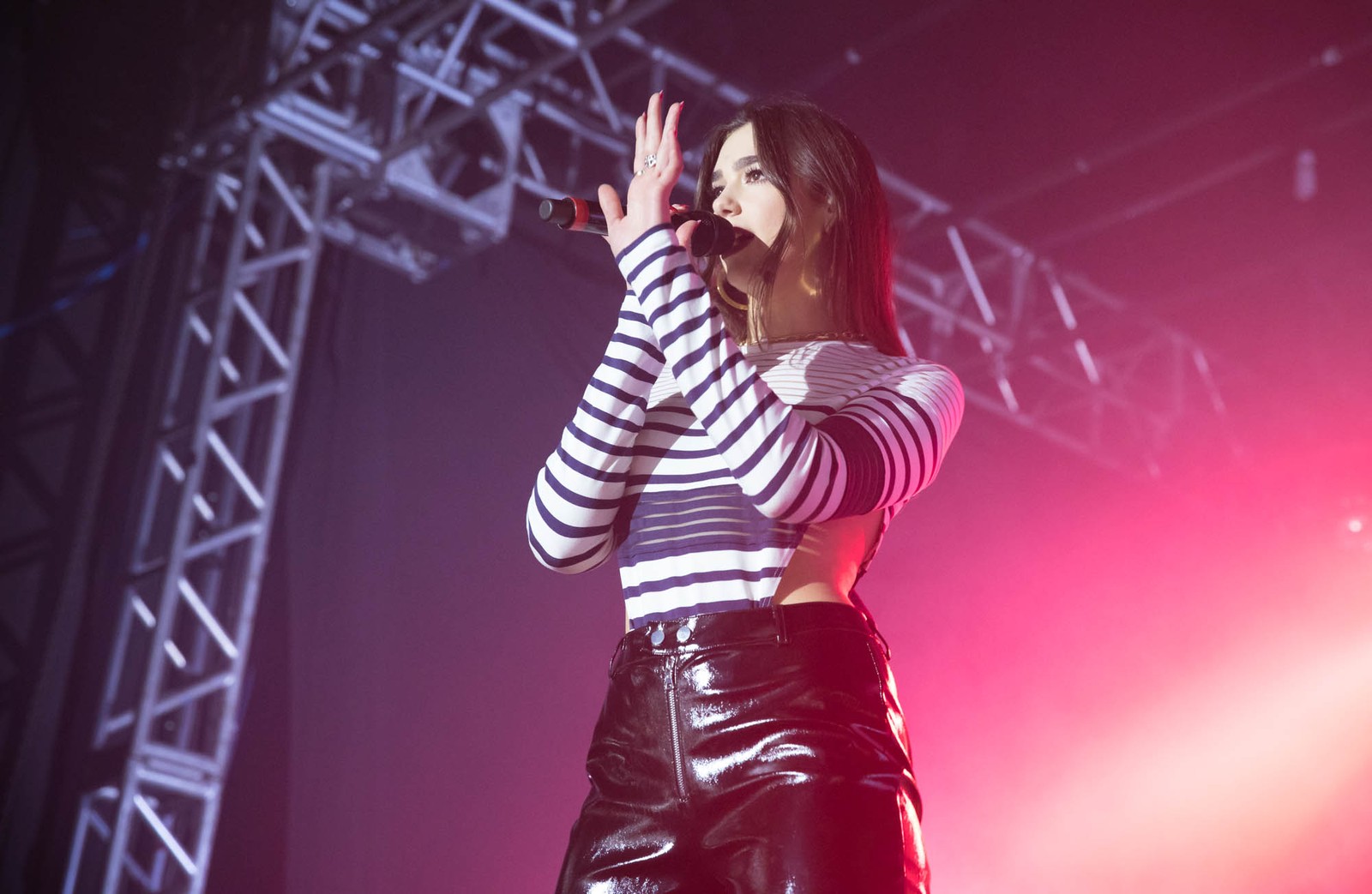 Dua Lipa performs at Audio Club