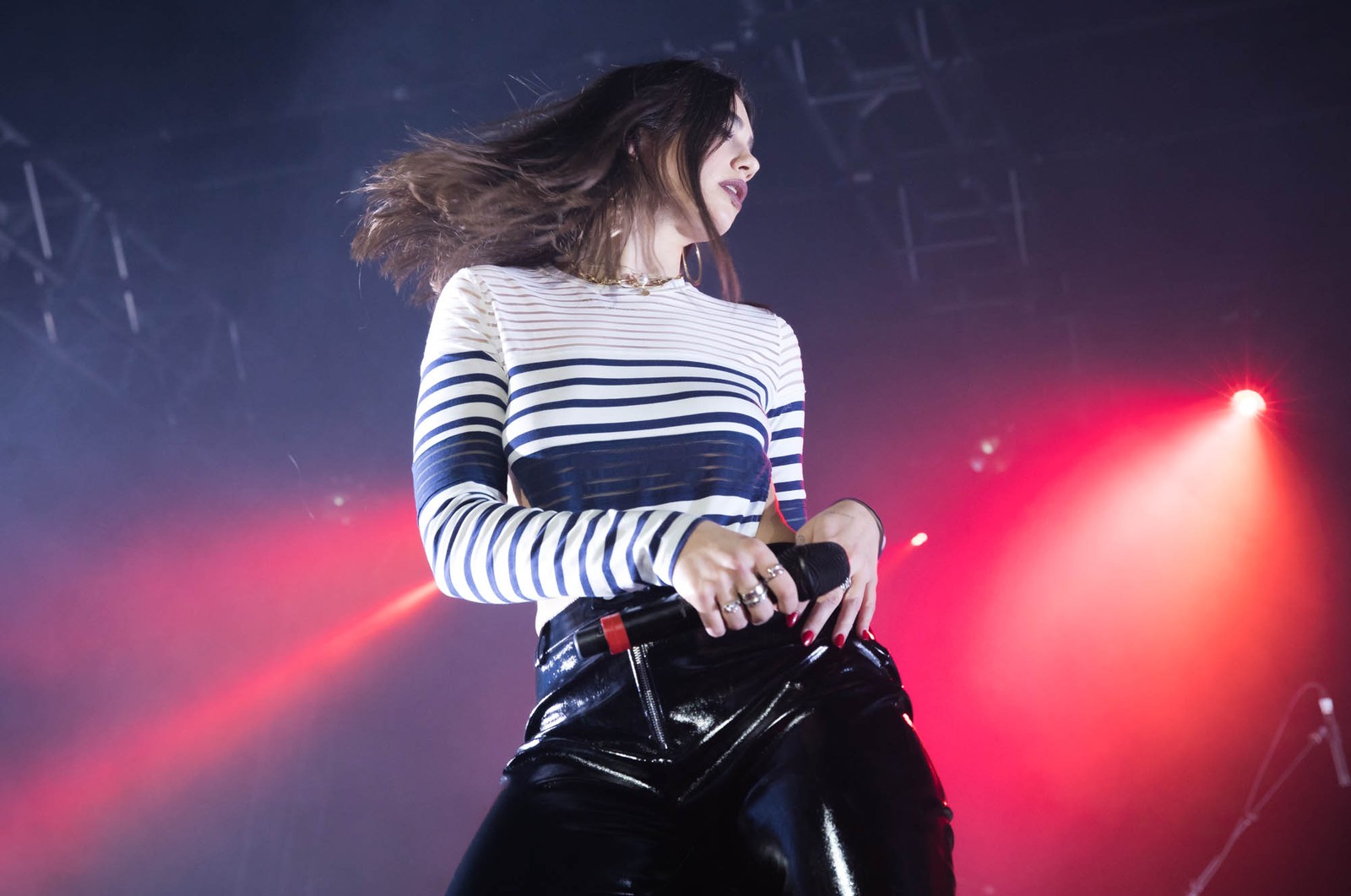 Dua Lipa performs at Audio Club